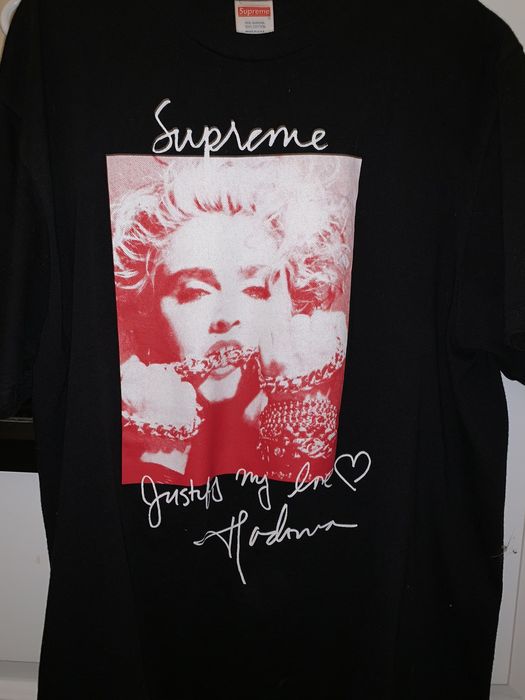 Supreme Supreme Madonna Tee Black | Grailed