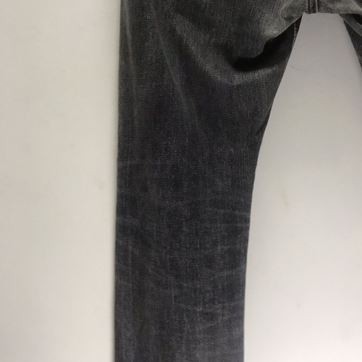 HOLLYWOOD RANCH MARKET HR Market Faded Black Distressed Denim Selvedge Jeans Size US 30 / EU 46 - 14 Thumbnail