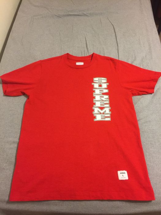 Supreme Vertical Logo Tee | Grailed