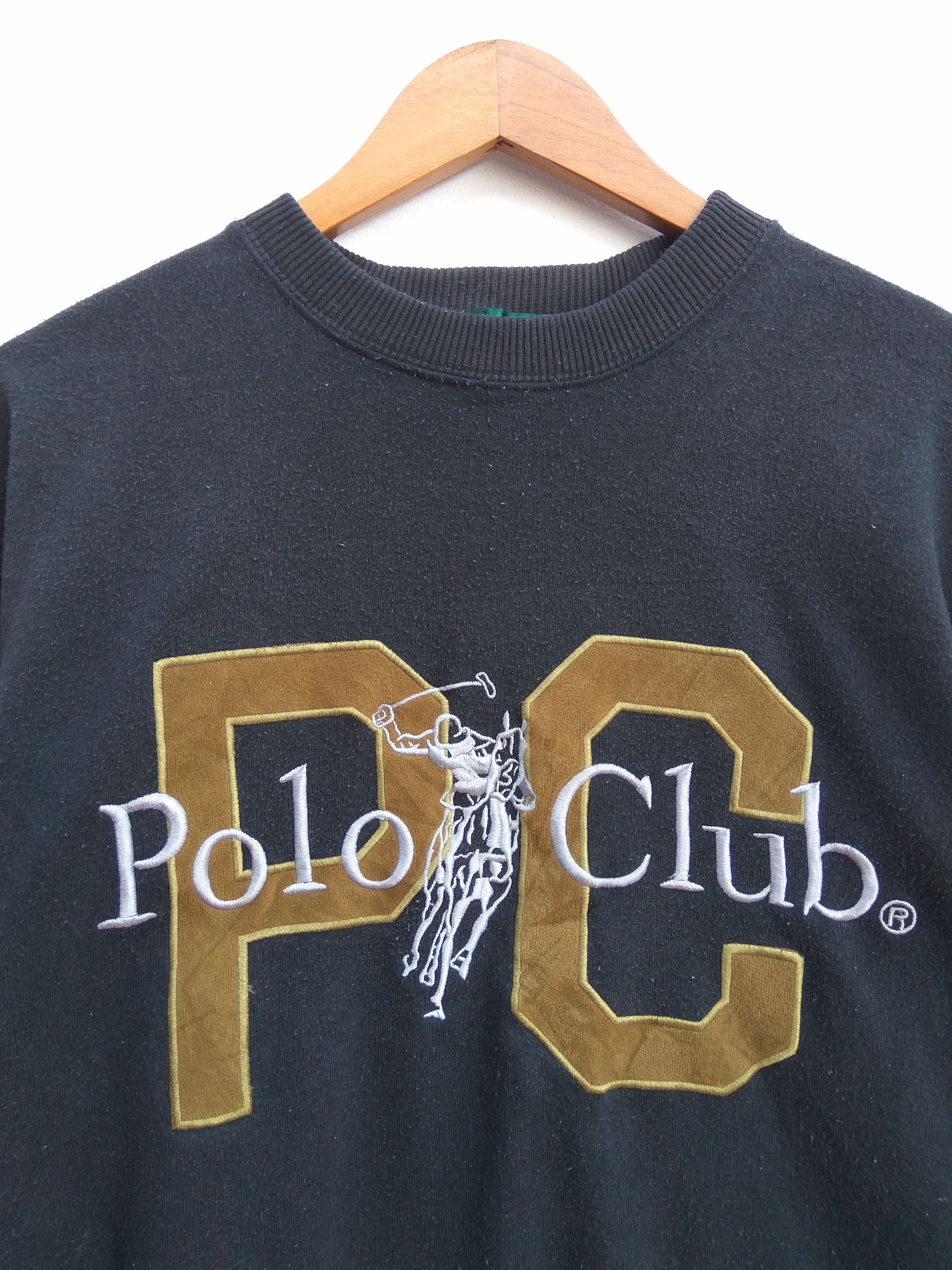 Beverly Hills Polo Club 🔥Vintage Polo Club sweatshirt spell out big logo Size US M / EU 48-50 / 2 - 4 Thumbnail