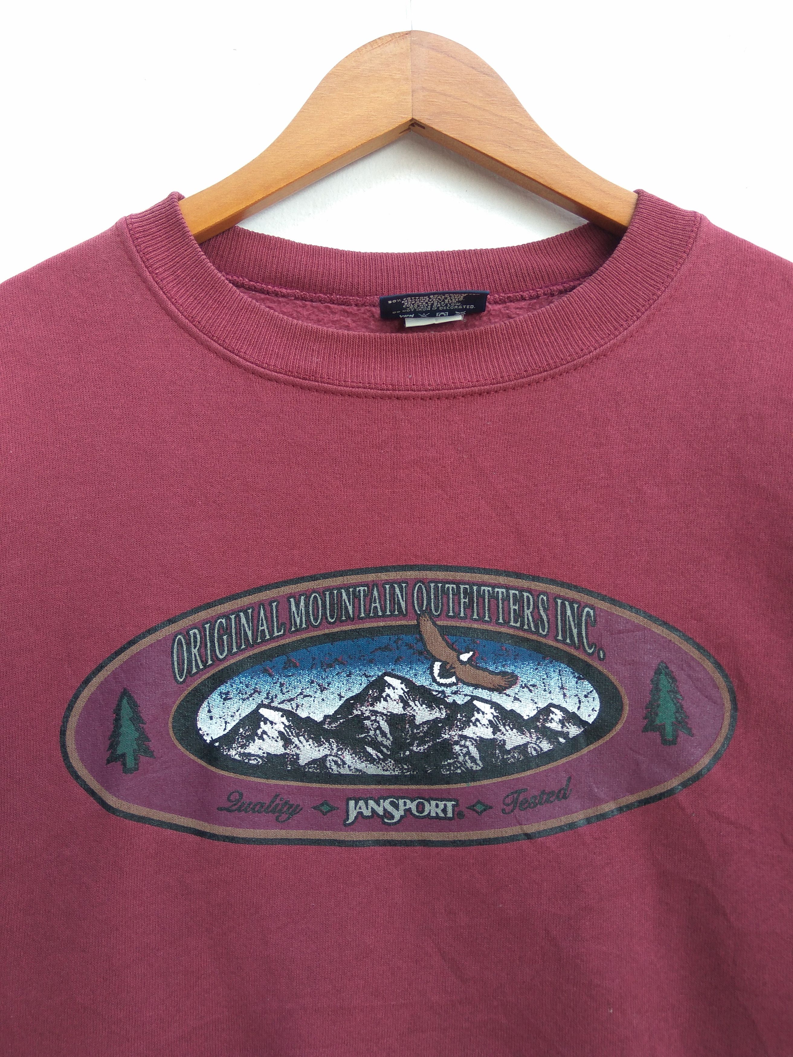 The Mountain Vintage 90s Mountain sweatshirt Jansport made in Usa Size US L / EU 52-54 / 3 - 2 Thumbnail
