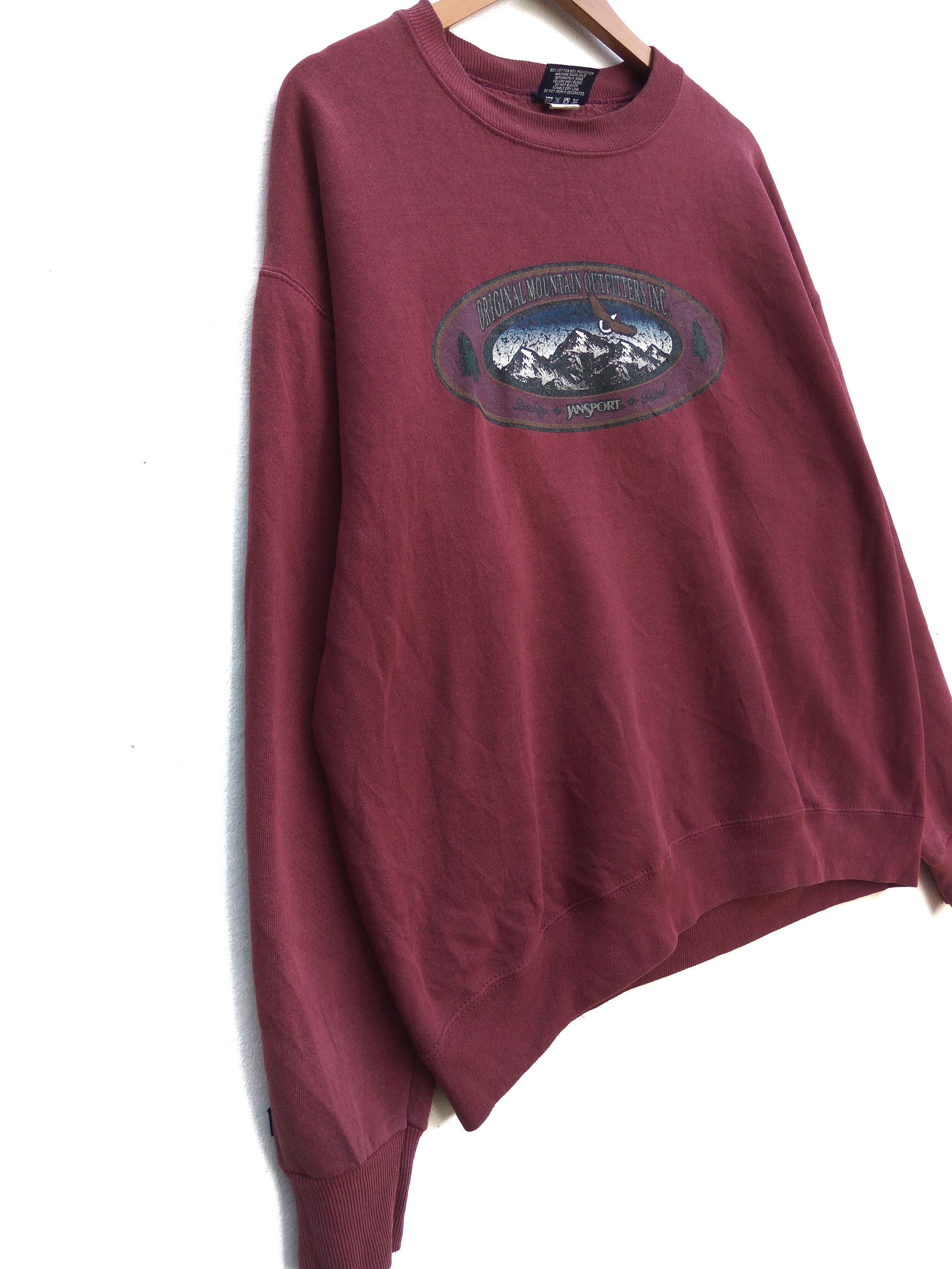 The Mountain Vintage 90s Mountain sweatshirt Jansport made in Usa Size US L / EU 52-54 / 3 - 3 Thumbnail