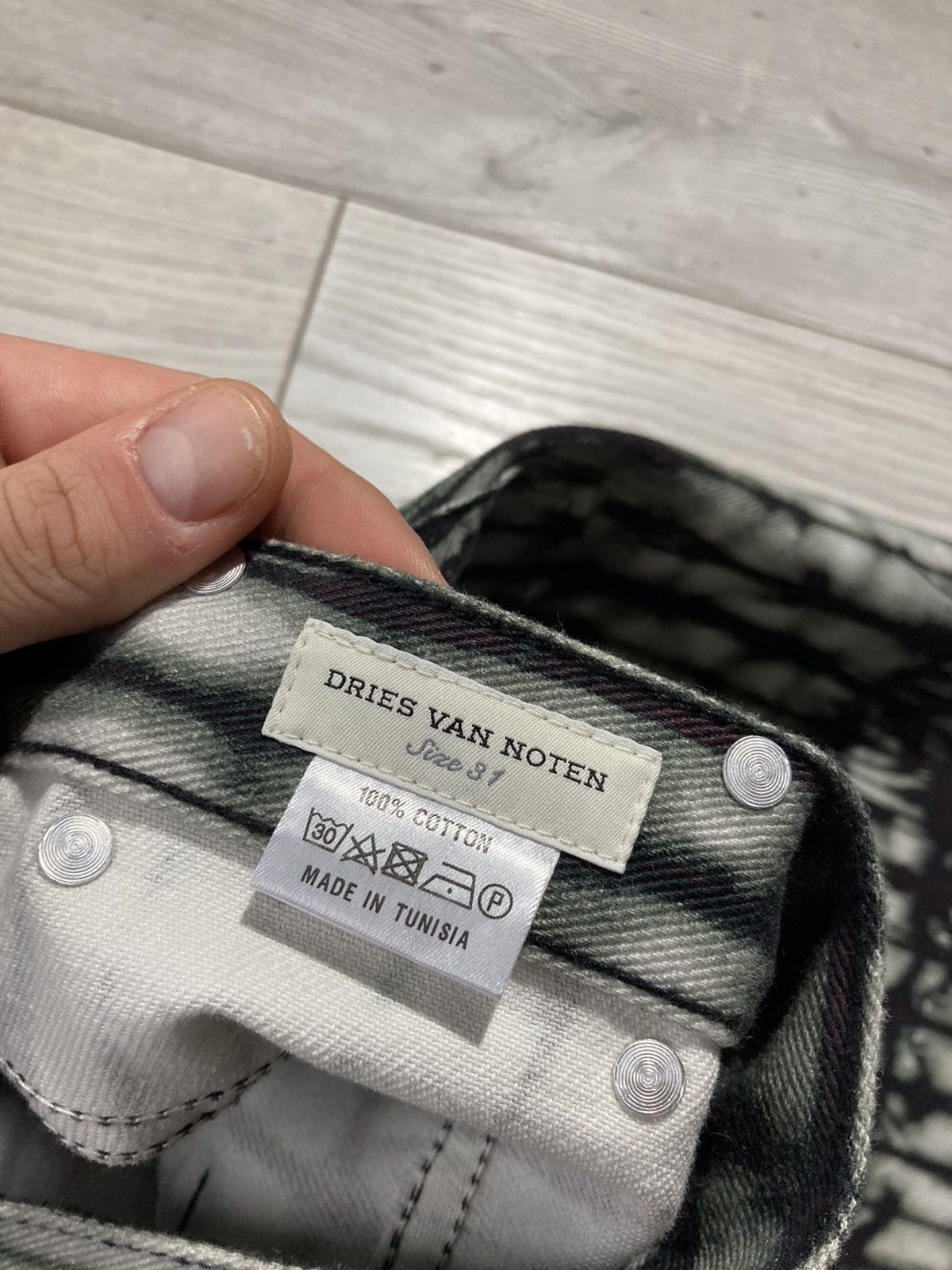 Dries Van Noten Dries Van Noten jeans gris 31 Size US 31 - 7 Thumbnail