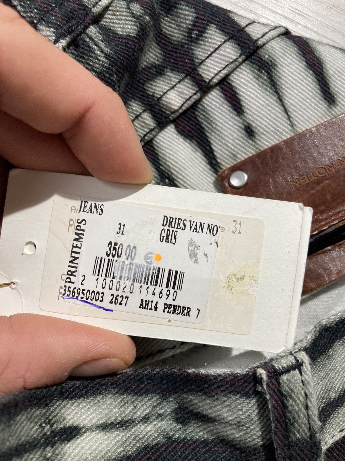 Dries Van Noten Dries Van Noten jeans gris 31 Size US 31 - 8 Thumbnail