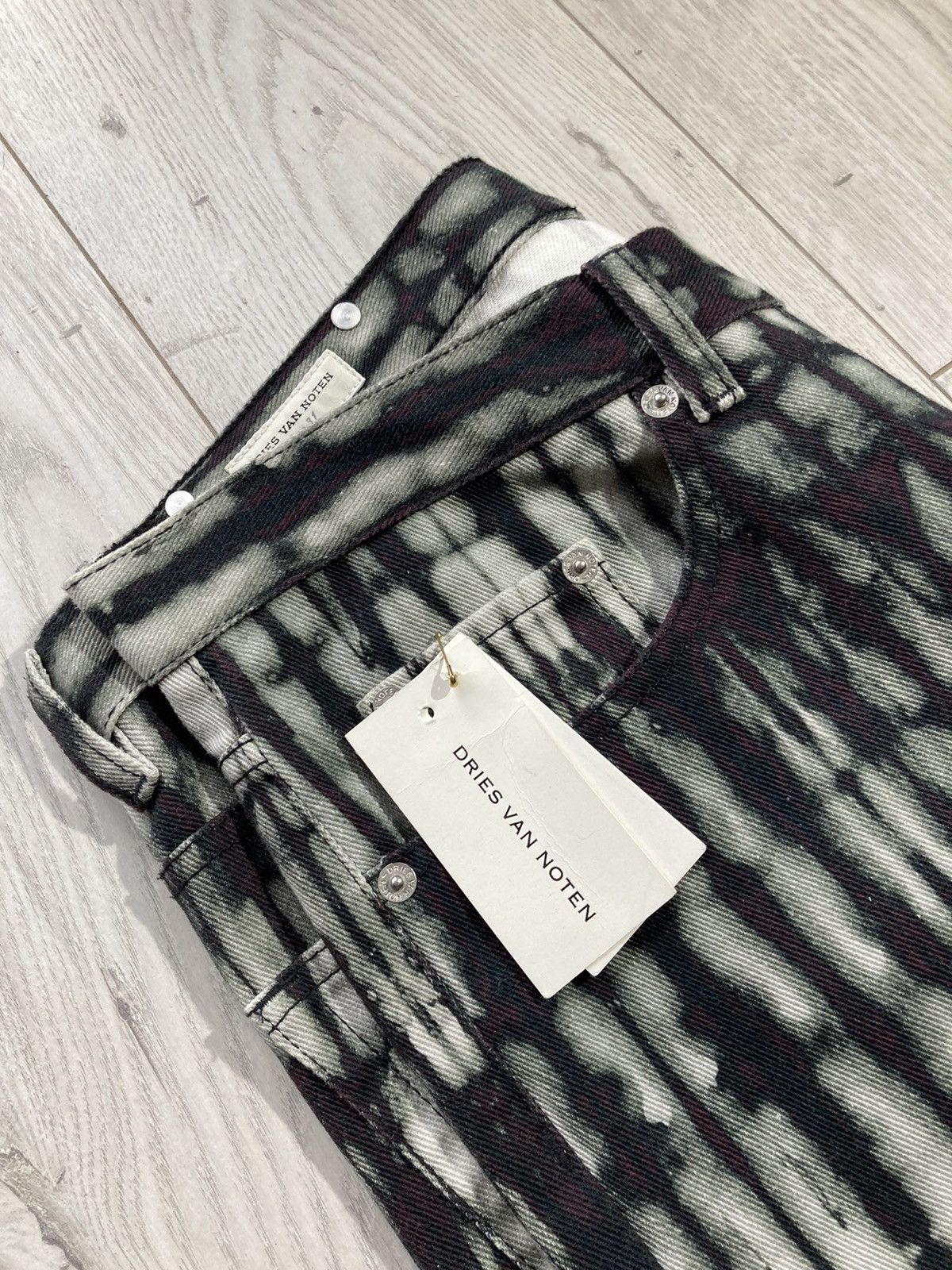 Dries Van Noten Dries Van Noten jeans gris 31 Size US 31 - 3 Thumbnail