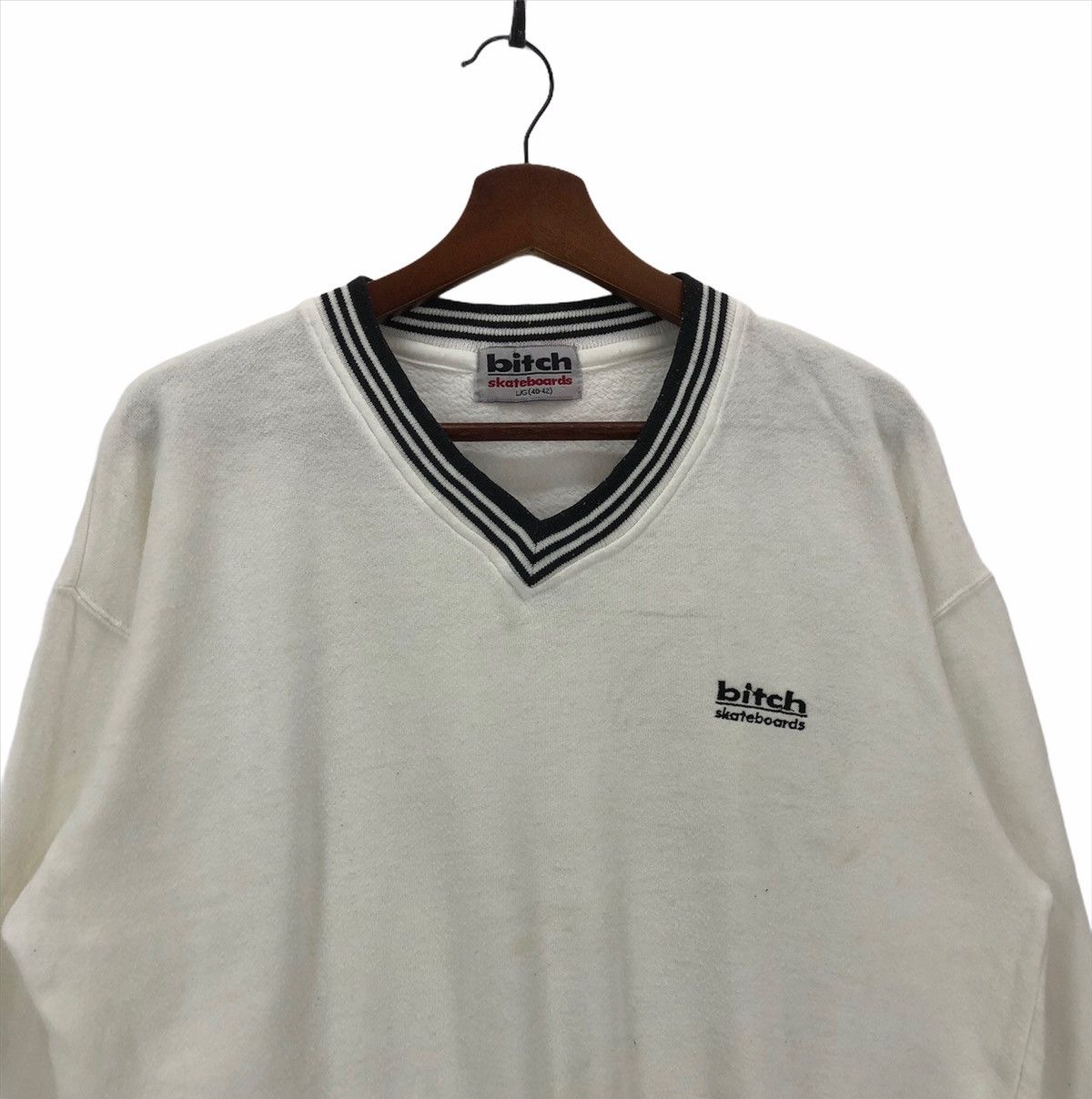 Vintage × Welcome Skateboards Vintage Bitch Skateboard Crewneck Size US L / EU 52-54 / 3 - 2 Thumbnail