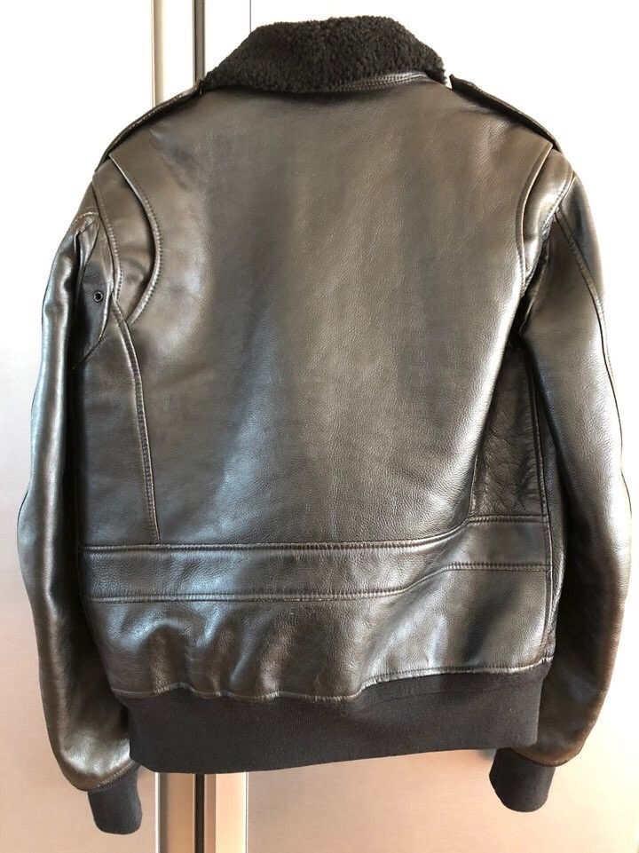 Saint Laurent Paris FW13 shearling leather flight jacket Size US M / EU 48-50 / 2 - 2 Thumbnail