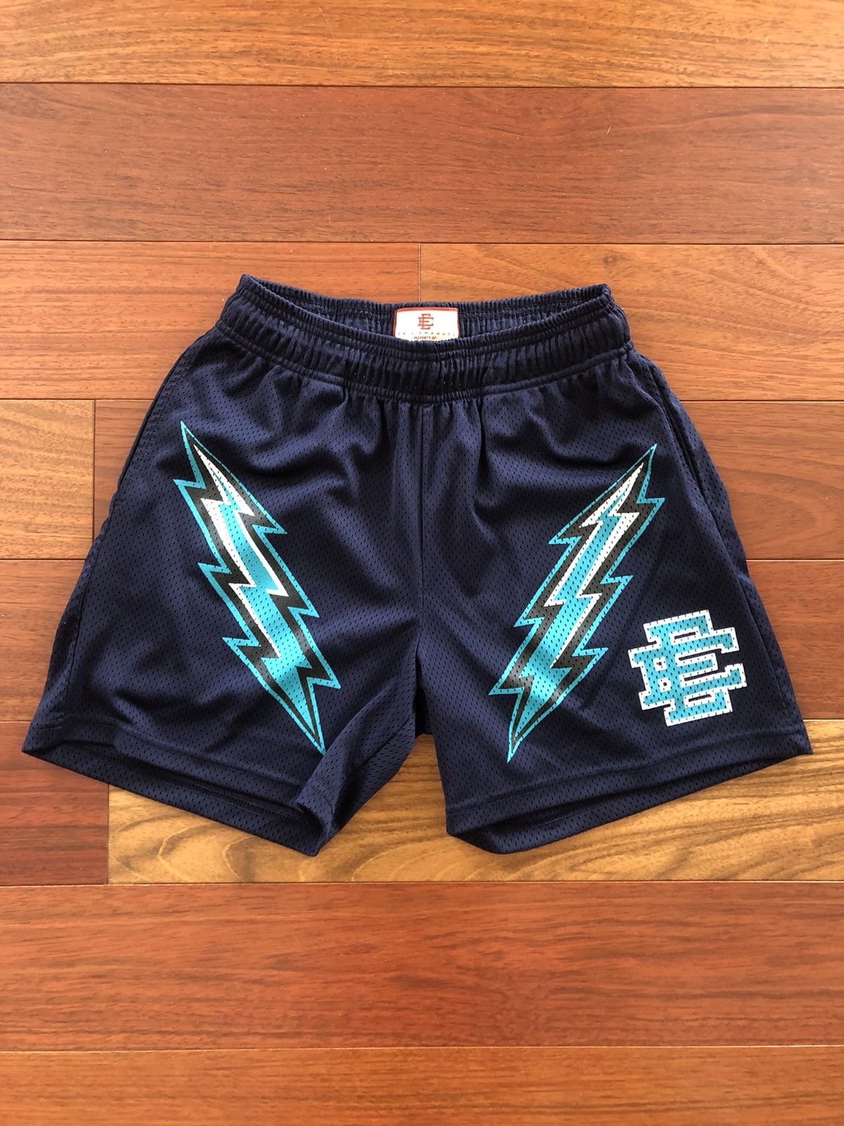 Eric Emanuel EE Basic Lightning Bolt Short Navy/Black/Teal