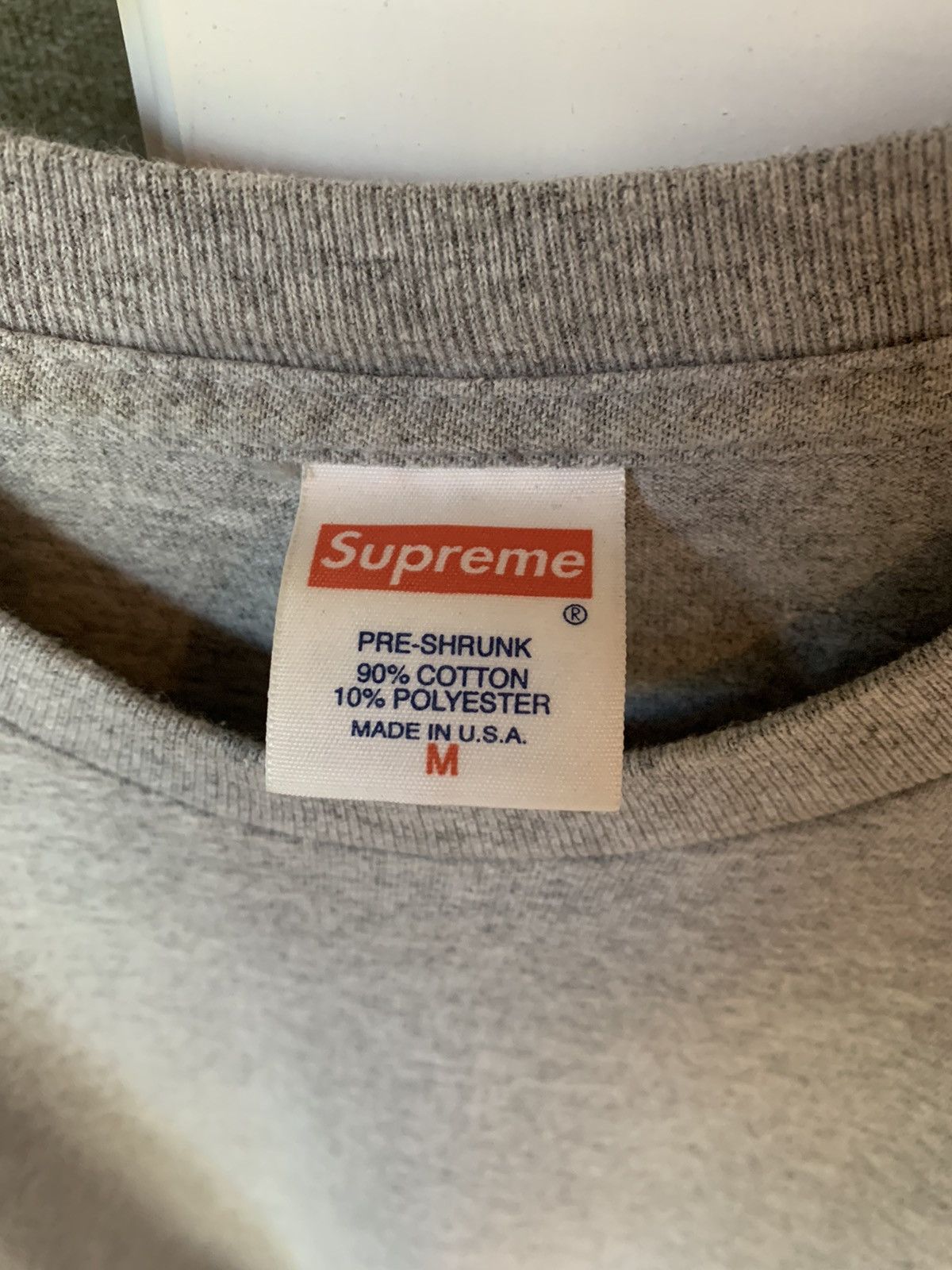 Supreme Supreme Mendini Gun Tee SS16 Heather Grey Size US M / EU 48-50 / 2 - 4 Thumbnail