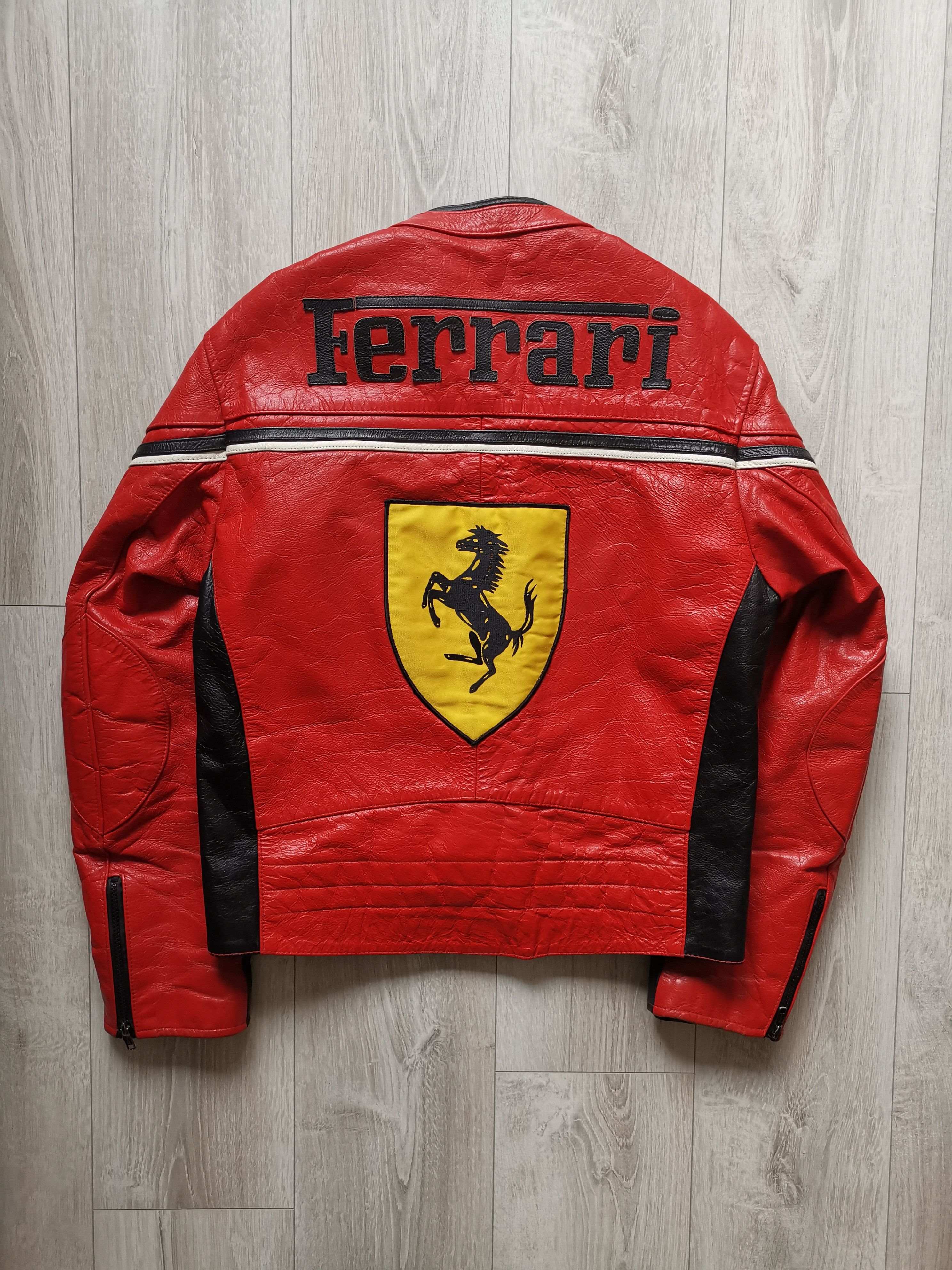 Vintage 🔥LAST DROP🔥Vintage leather FERRARI racing jacket Size US L / EU 52-54 / 3 - 2 Preview
