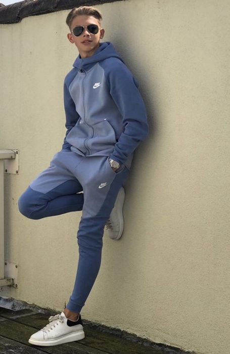 Nike tech fleece deals indigo fog