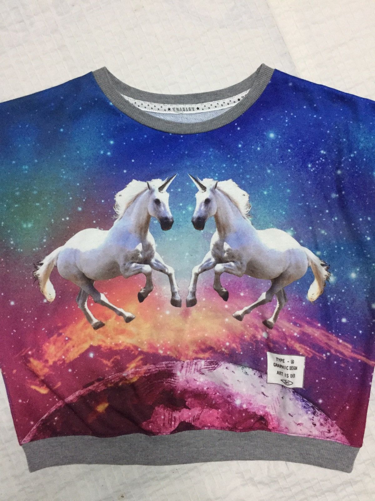 Japanese Brand Unicorn Graphic Design Art is over Size US M / EU 48-50 / 2 - 3 Thumbnail