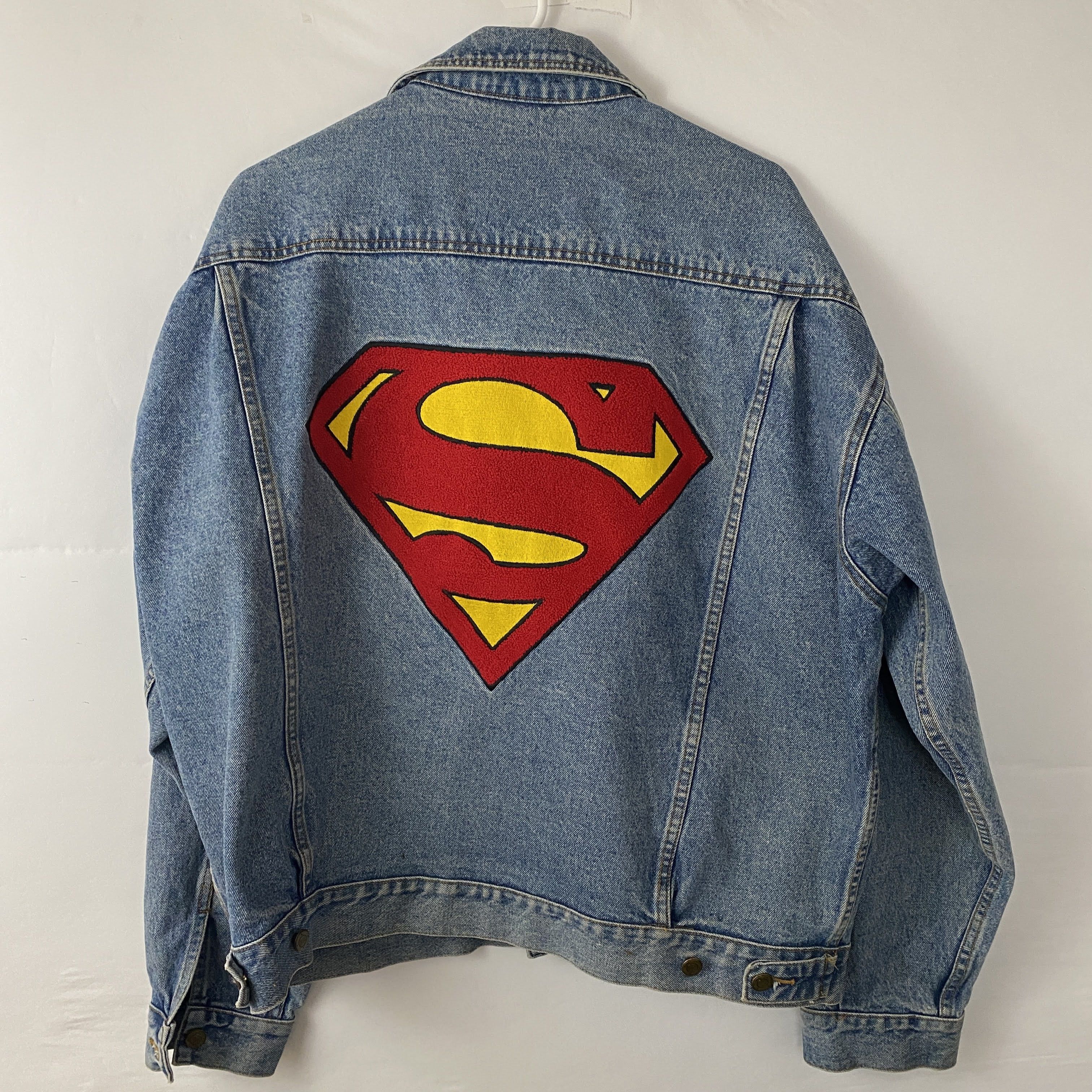 Superman on sale denim jacket