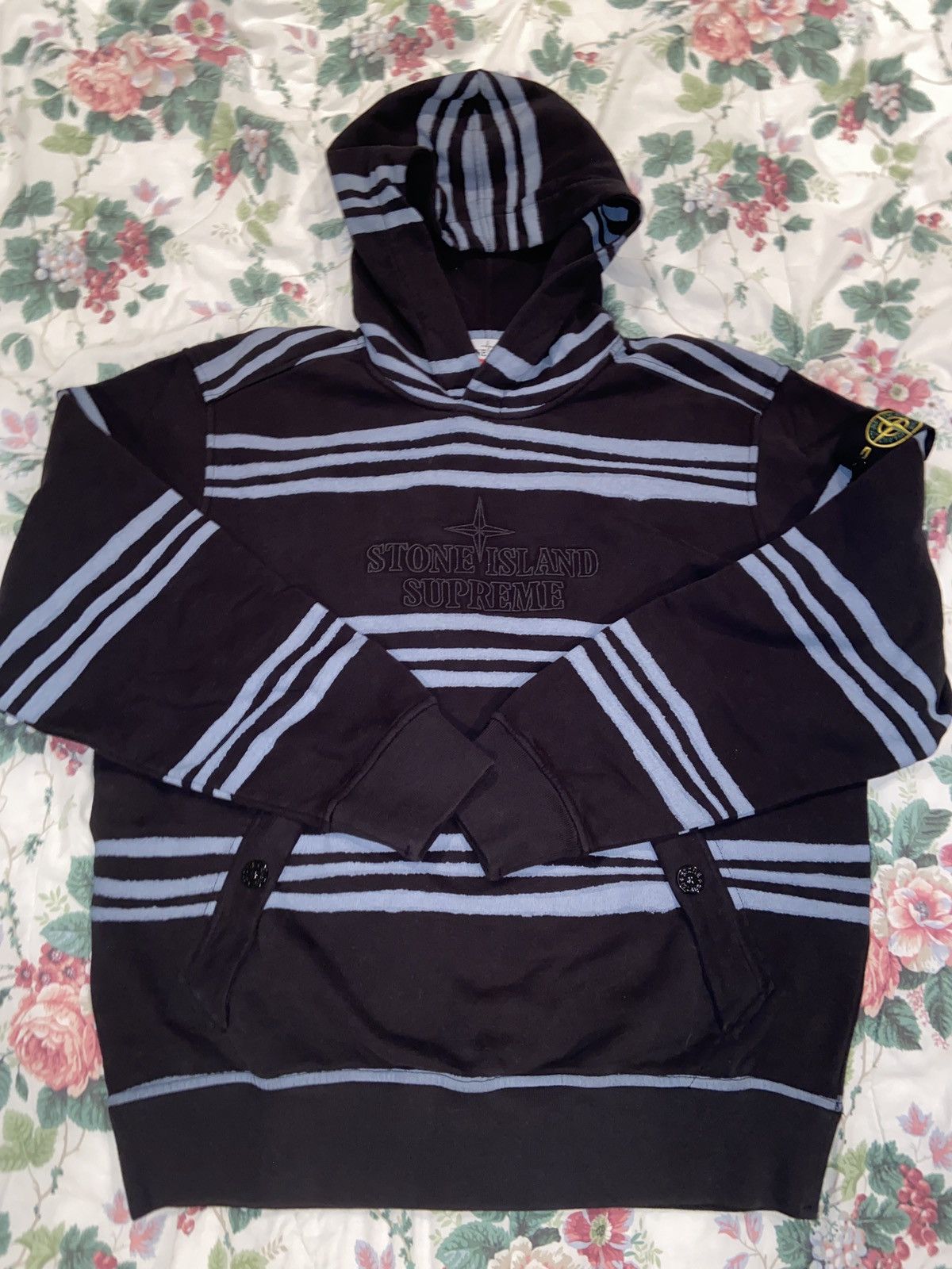 Stone Island Supreme Hoodie | Grailed
