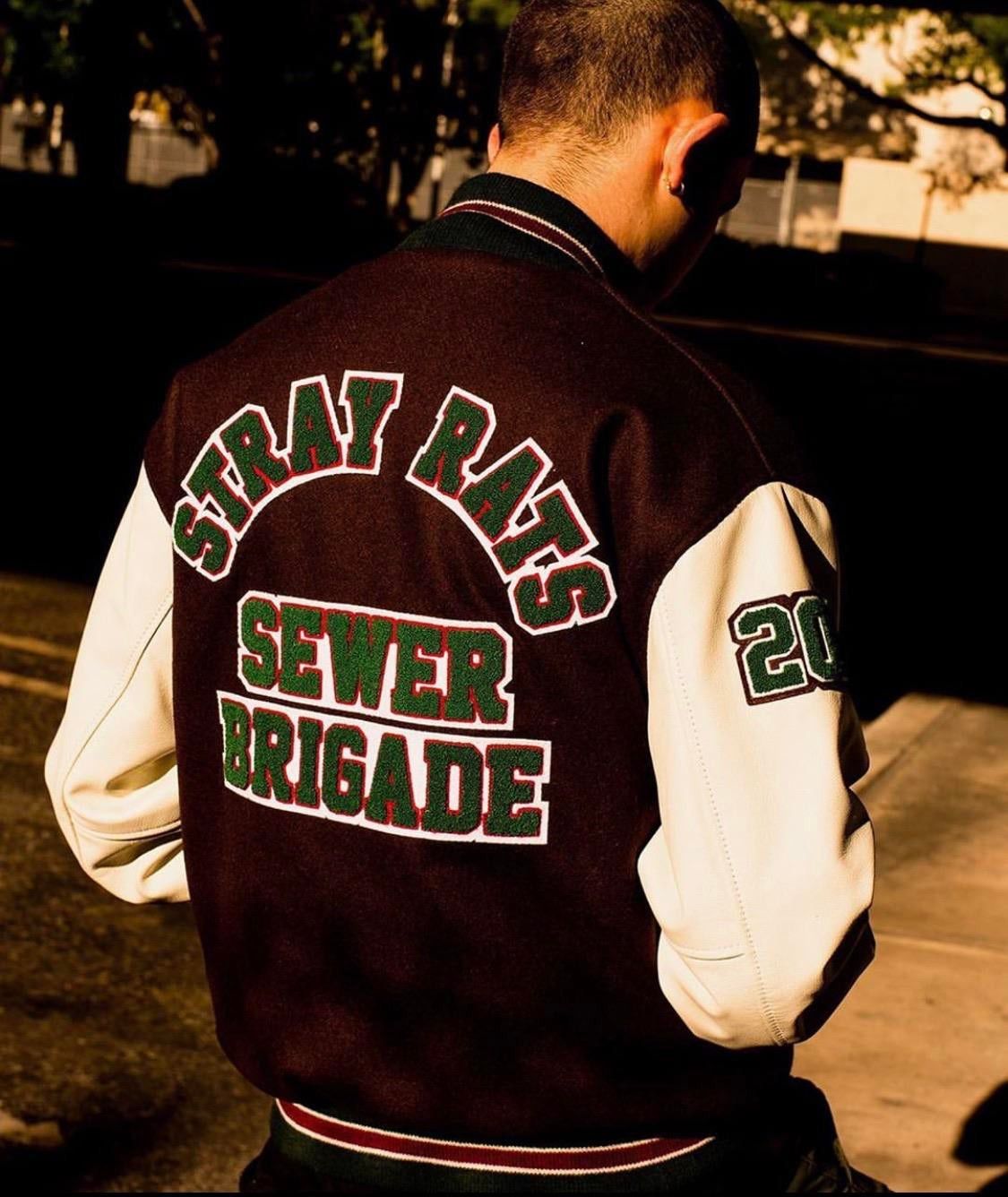Stray Rats Stray Rats 10 Year Anniversary Varsity Jacket *Only Drop ...