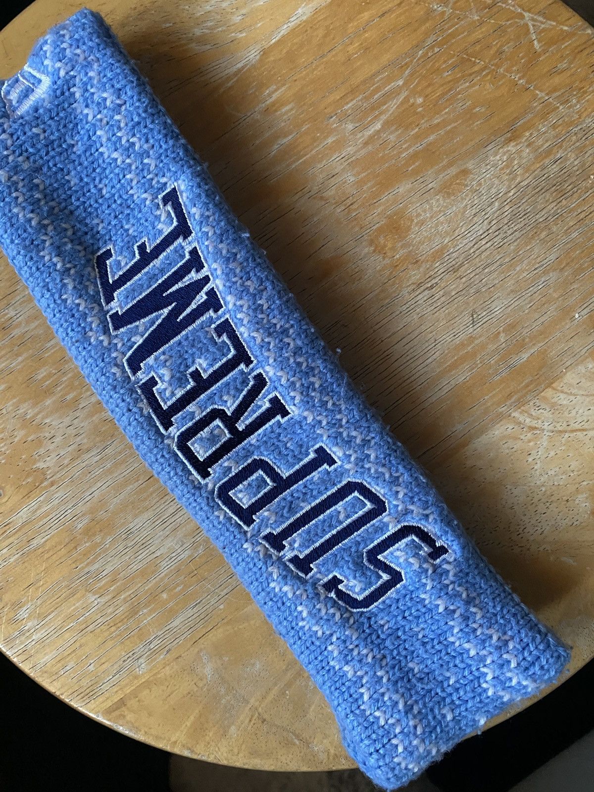 New Era × Supreme Supreme New Era Headband FW17 (light blue  display picture 2