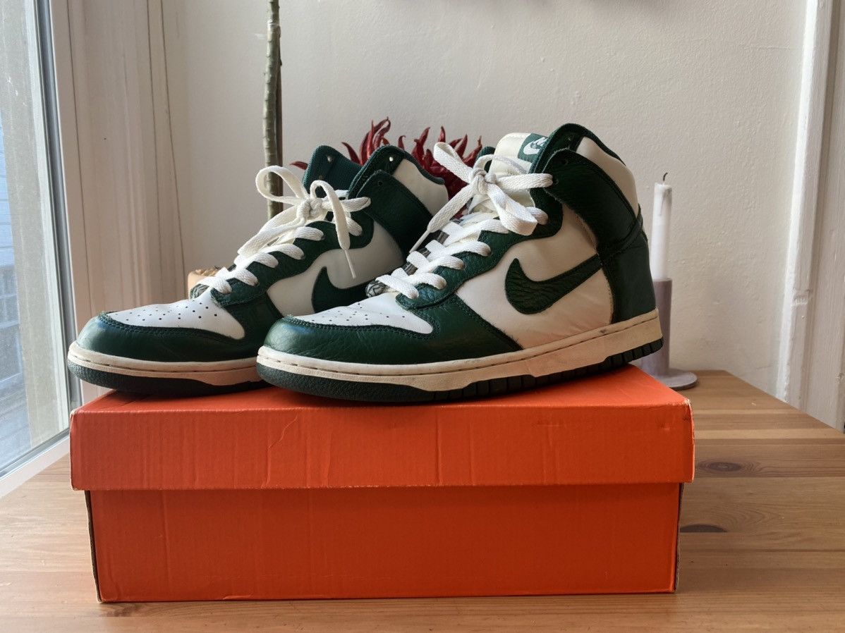 Nike Nike Dunk High Gorge Green 2011 sail pack *final drop Size US 9 / EU 42 - 1 Thumbnail