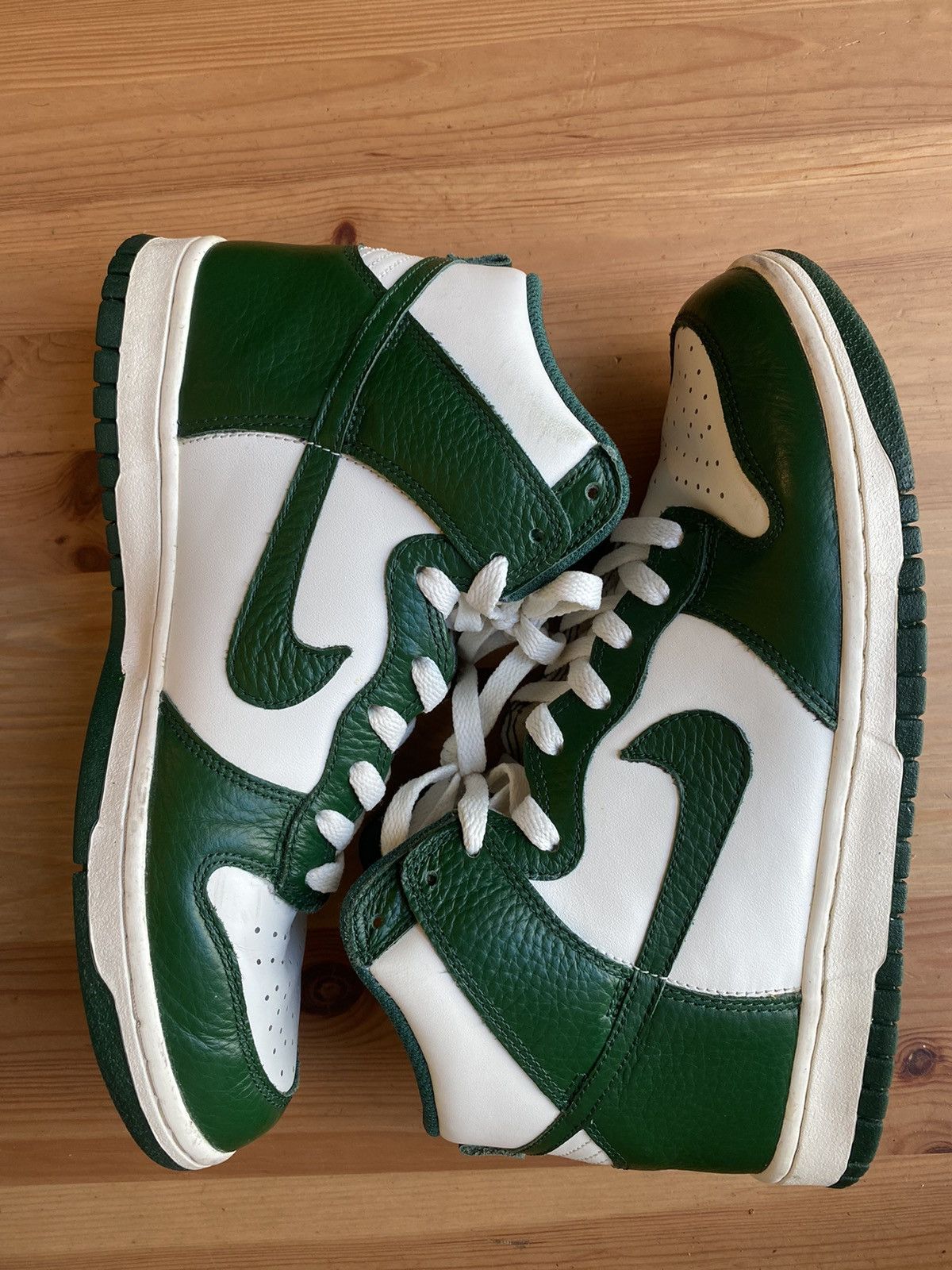 Nike Nike Dunk High Gorge Green 2011 sail pack *final drop Size US 9 / EU 42 - 2 Thumbnail