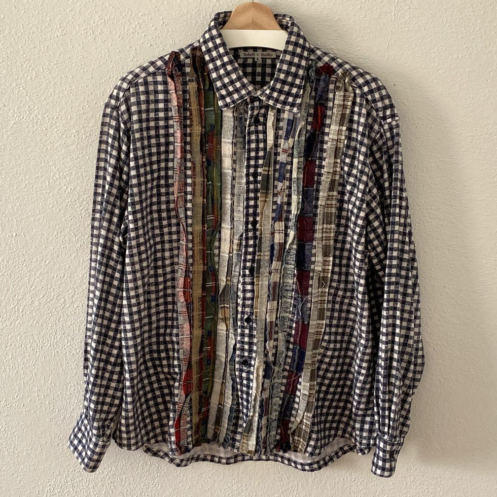 Rebuild by Needles Flannel Ribbons Shirt