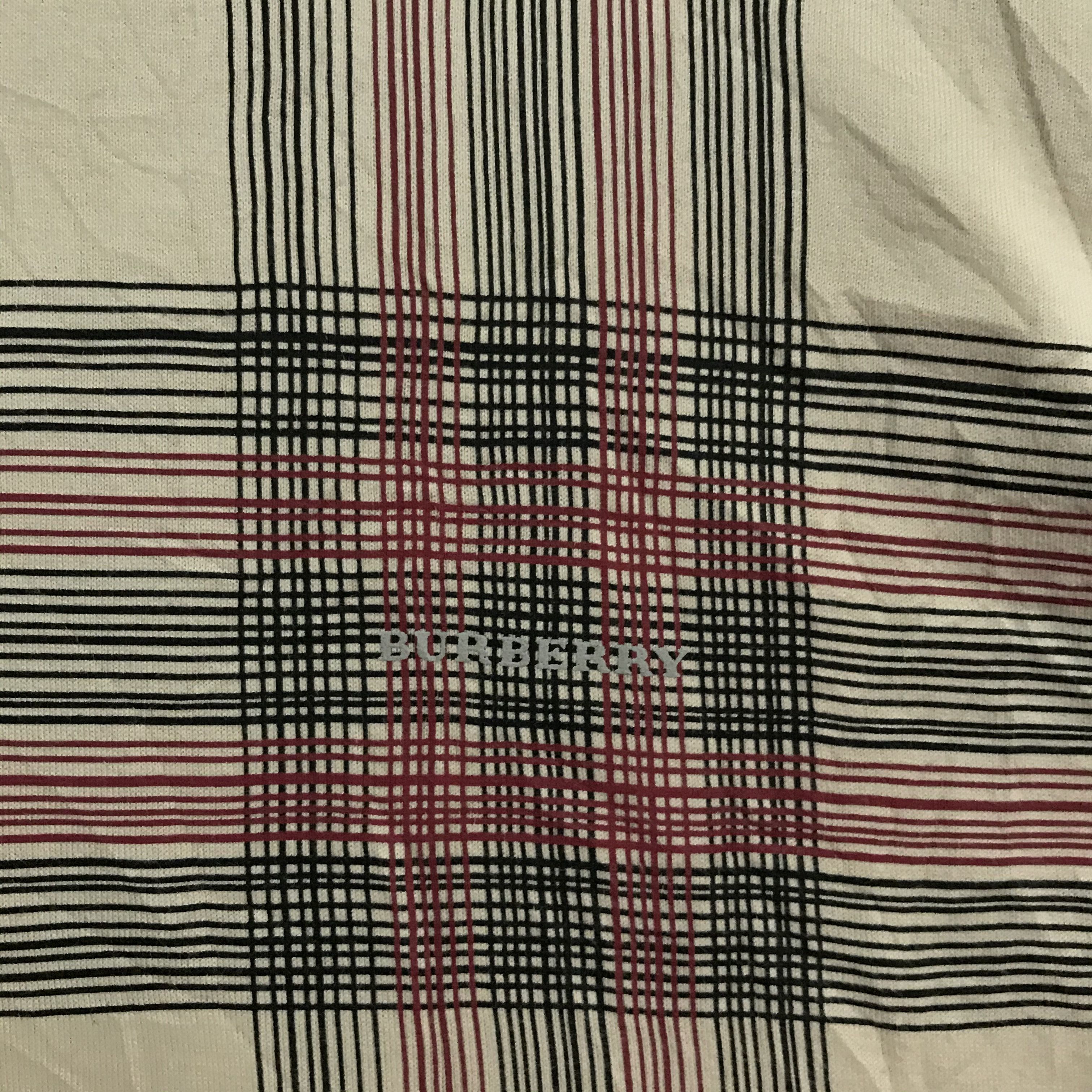 Burberry × Vintage Vintage Burberry Black Label Nice Design Tshirt Size US M / EU 48-50 / 2 - 3 Thumbnail