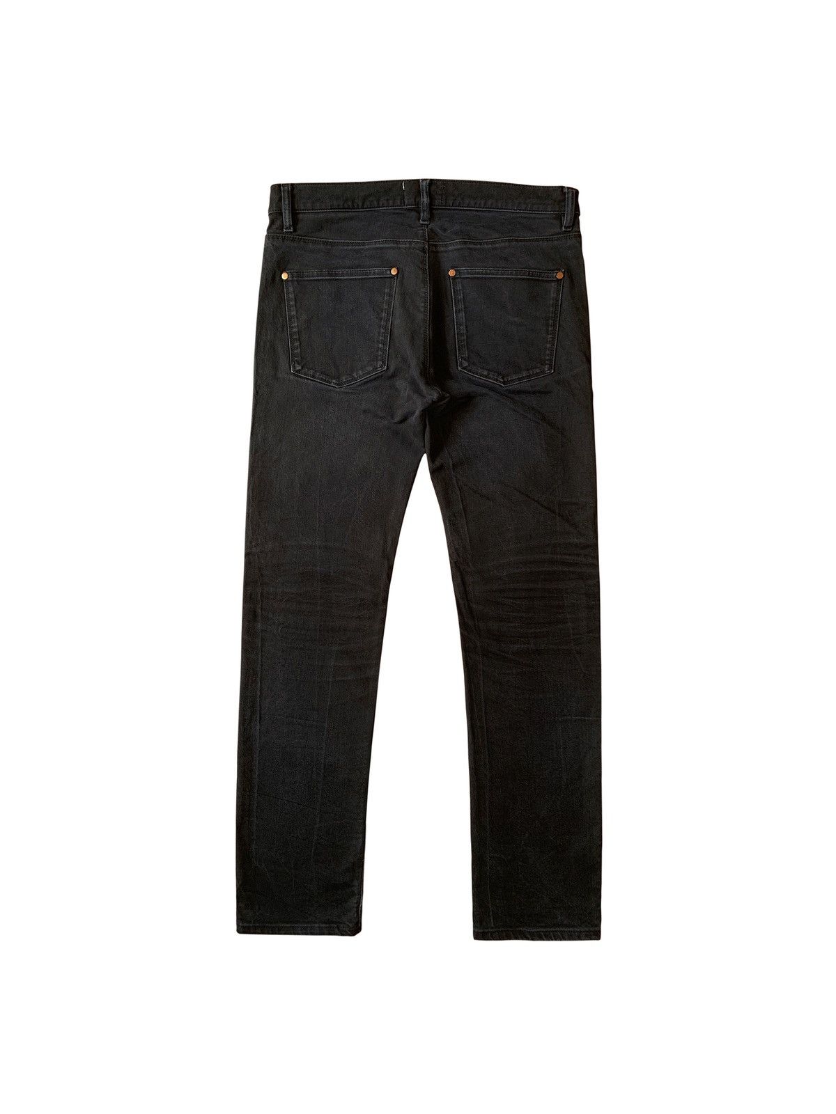 Acne Studios Acne Studios Max Copp Noir Jeans Size US 32 / EU 48 - 2 Thumbnail