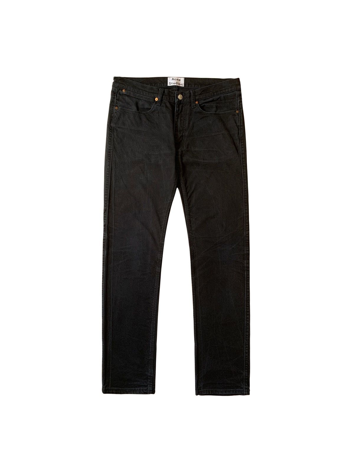 Acne Studios Acne Studios Max Copp Noir Jeans Size US 32 / EU 48 - 1 Thumbnail