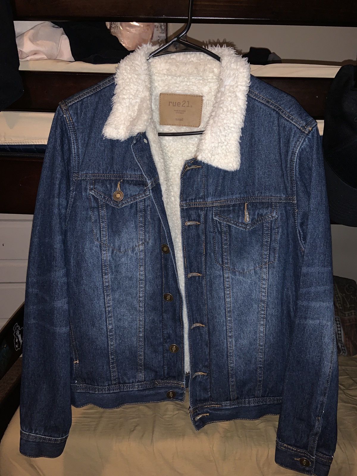 Rue 21 Rue 21 Sherpa collar Denim Jacket Grailed