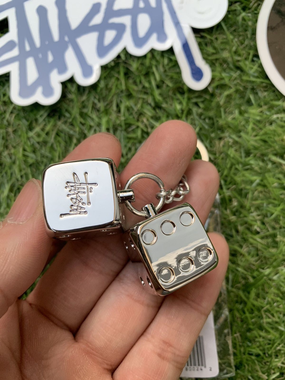 Stussy Dice Keyring STUSSY METAL DICE KEYCHAIN – Extra Butter