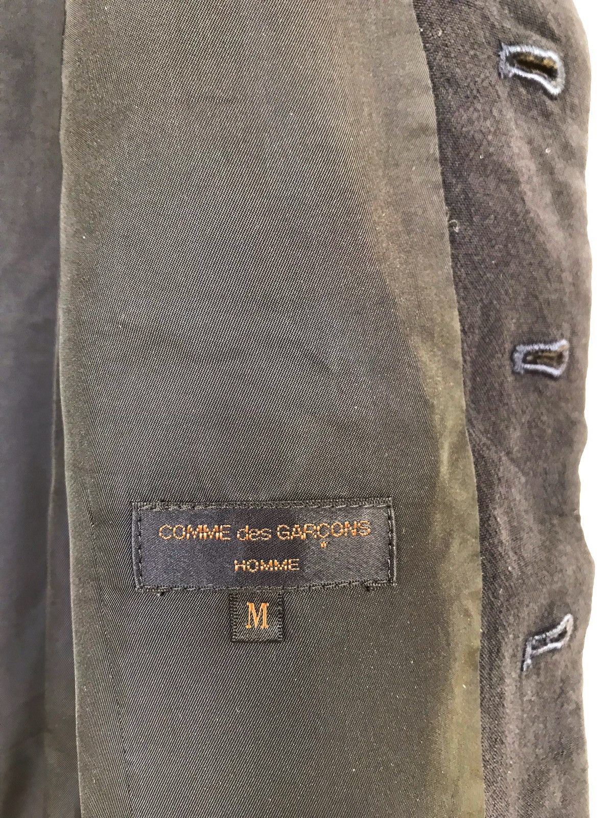 Comme des Garcons Homme × Comme des Garcons Homme Plus Vintage Comme des garcons Black vest. Size 46L - 9 Thumbnail