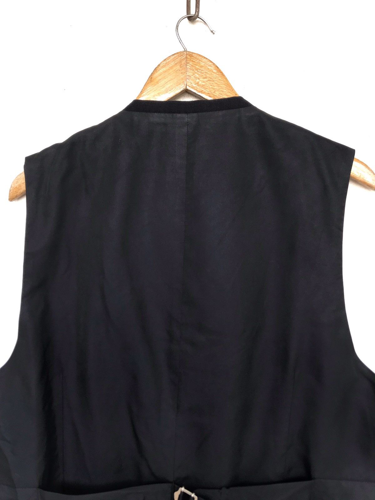 Comme des Garcons Homme × Comme des Garcons Homme Plus Vintage Comme des garcons Black vest. Size 46L - 7 Thumbnail