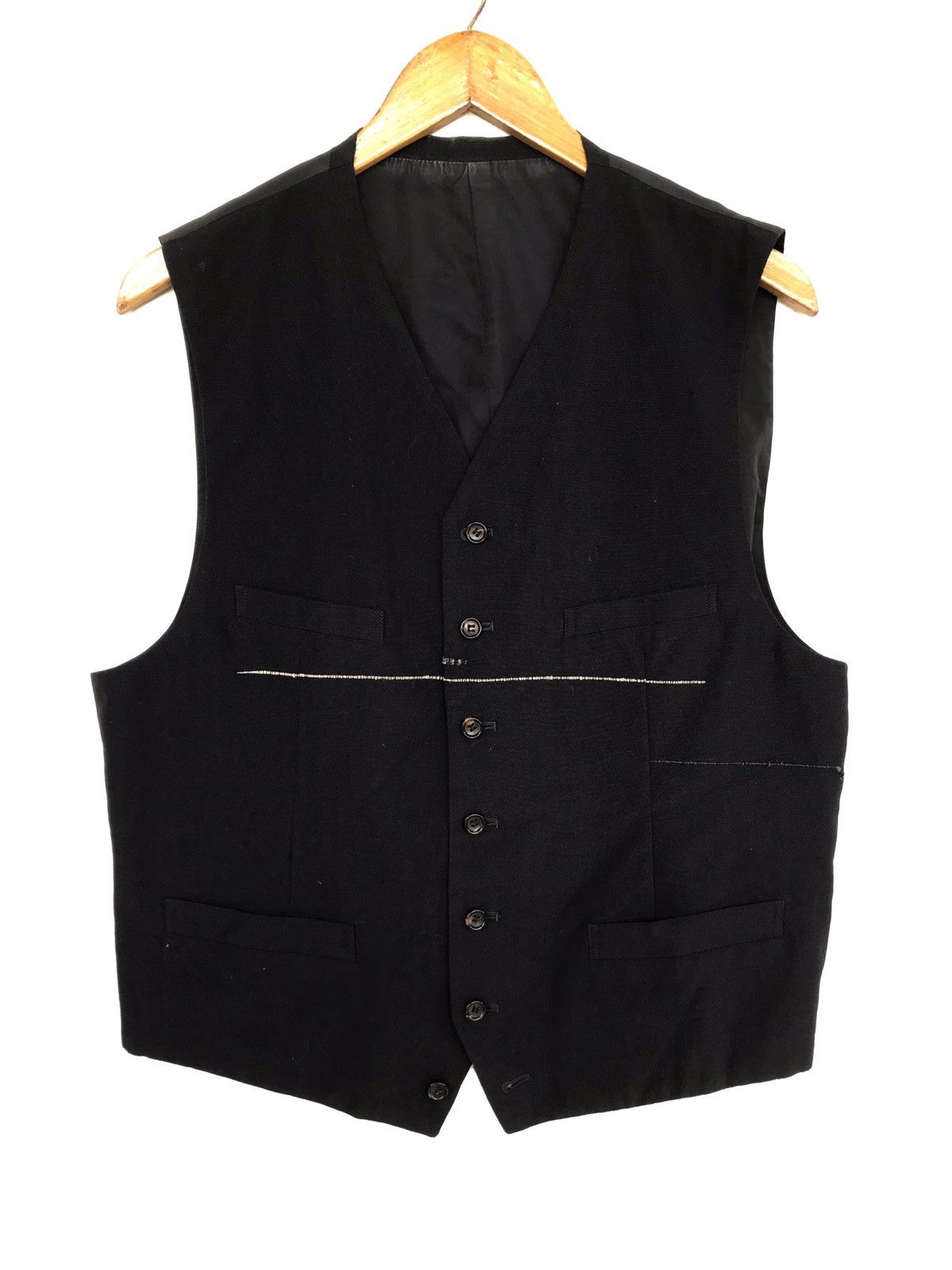 Vintage Comme des garcons Black vest.