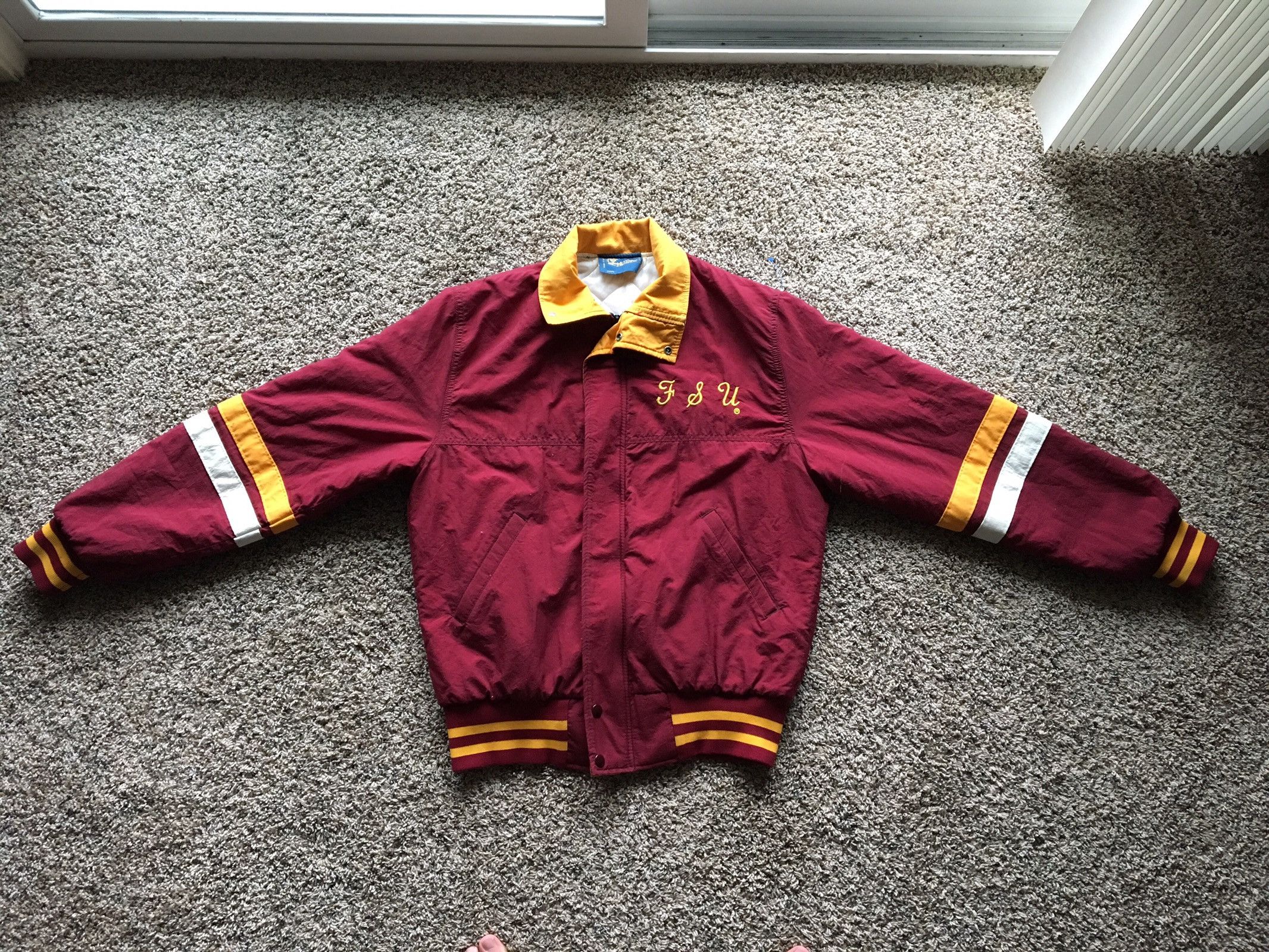 Vintage FSU Bomber cheapest Jacket