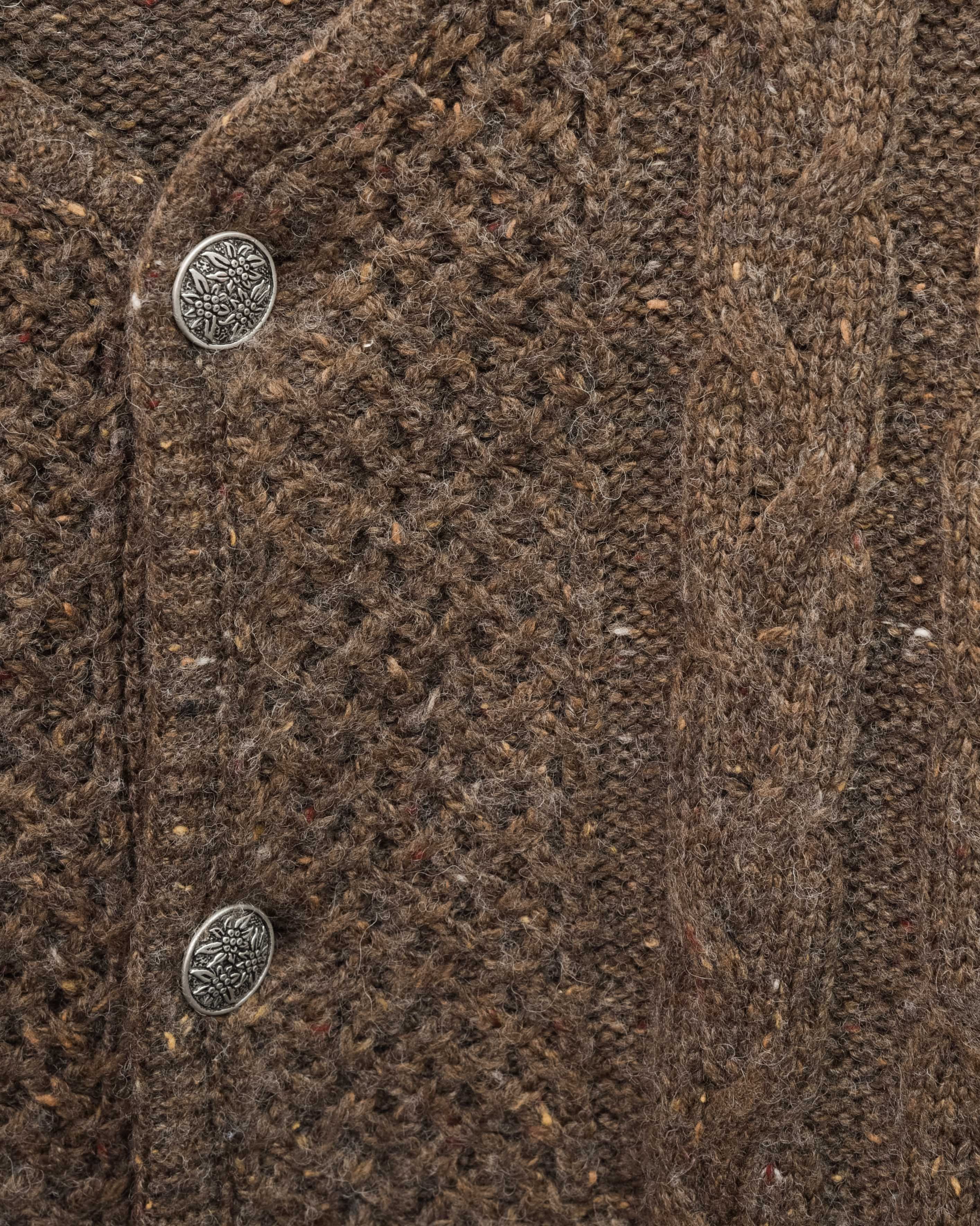 Other × Vintage ALUHORN Wool Cardigan Chunky Knitt Sweater Jumper Size US L / EU 52-54 / 3 - 3 Thumbnail