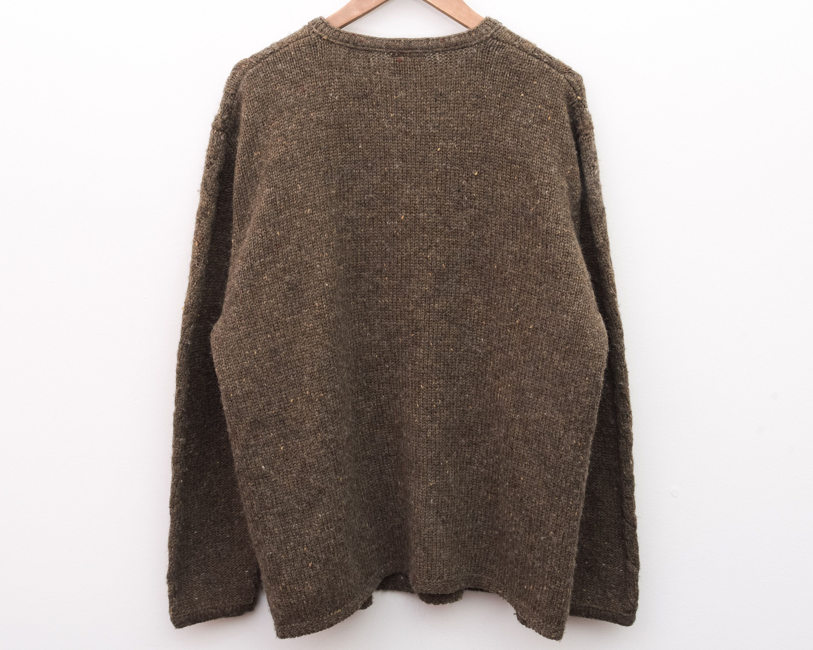 Other × Vintage ALUHORN Wool Cardigan Chunky Knitt Sweater Jumper Size US L / EU 52-54 / 3 - 5 Thumbnail
