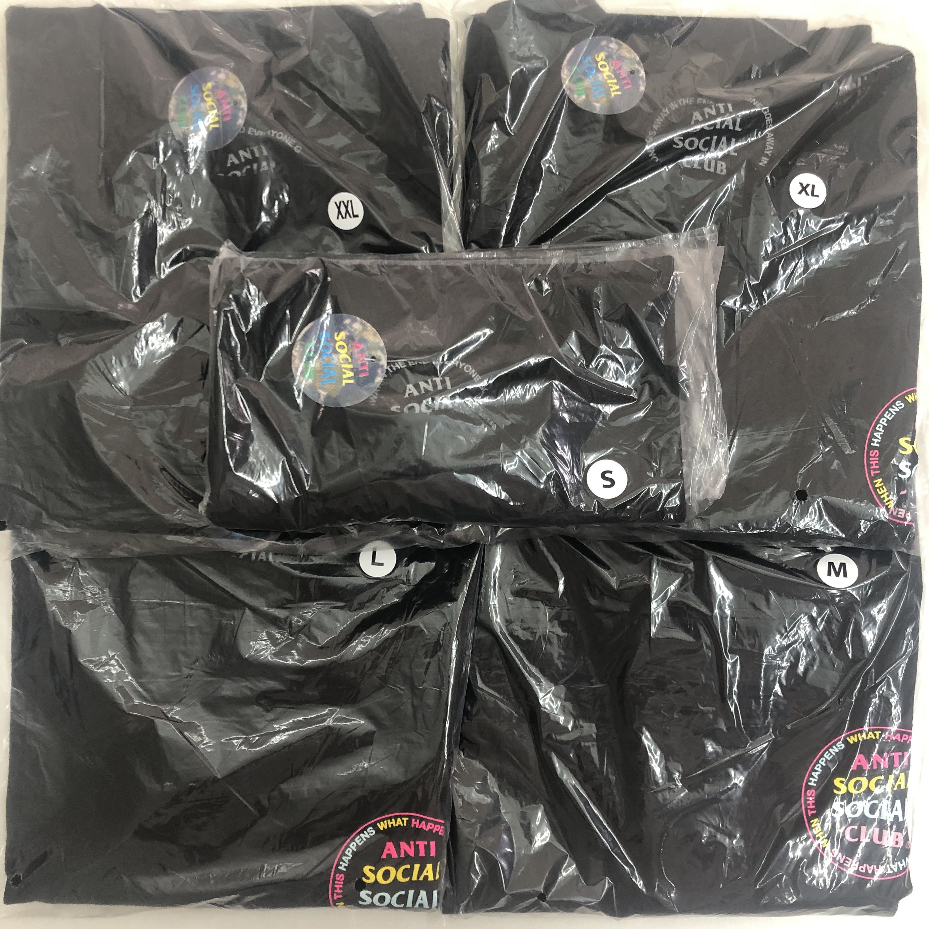 Anti Social Social Club × Members Only DS weekly exclusive ASSC What Happened Black Tee in hand Size US S / EU 44-46 / 1 - 7 Thumbnail