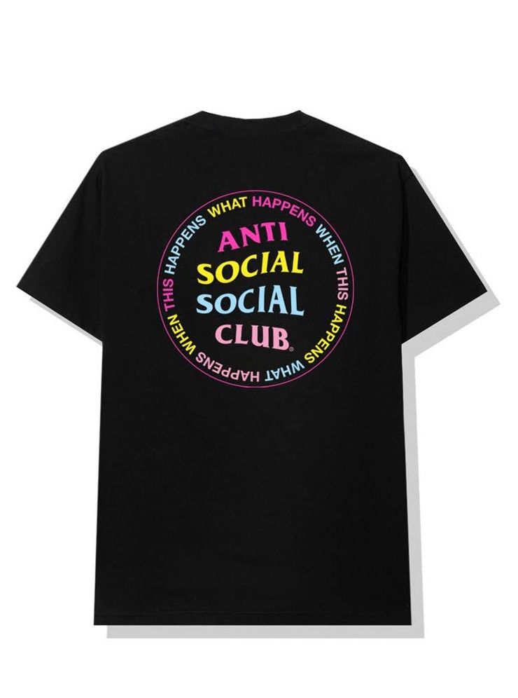 Anti Social Social Club × Members Only DS weekly exclusive ASSC What Happened Black Tee in hand Size US S / EU 44-46 / 1 - 6 Thumbnail
