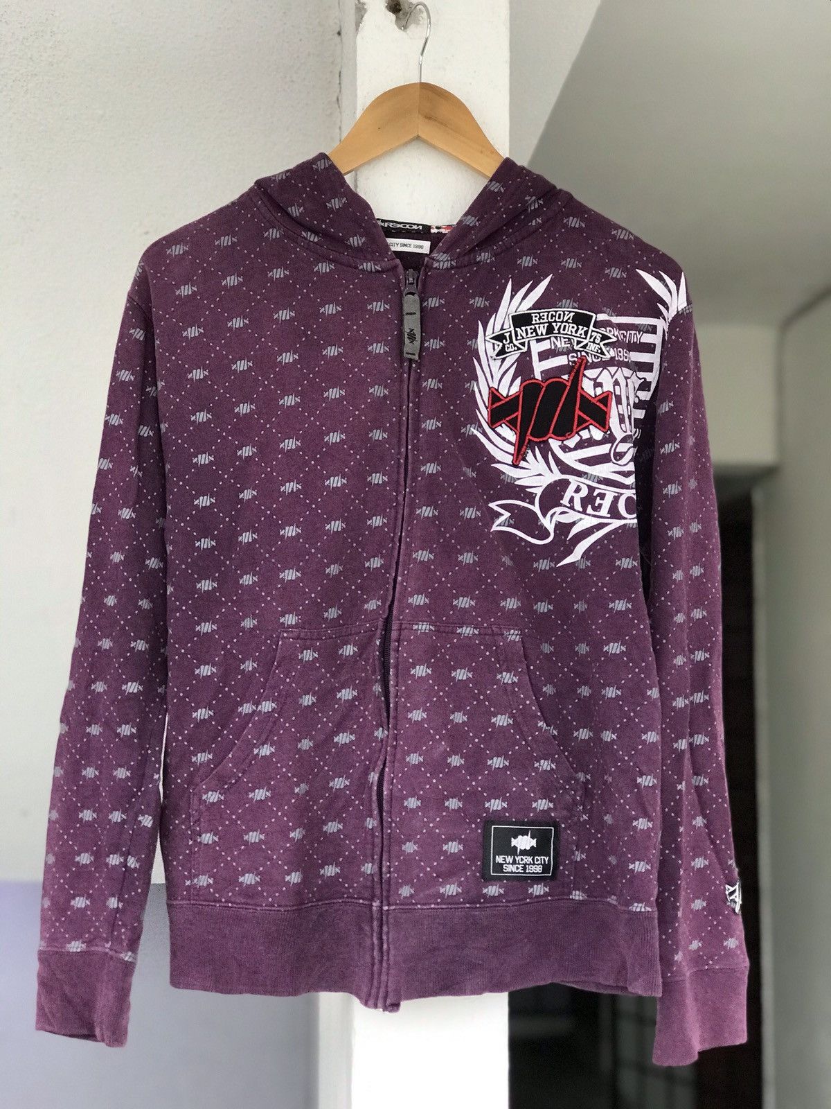 Recon (Futura 2000 & Stash) Recon Futura fullprint zip up hoodie 