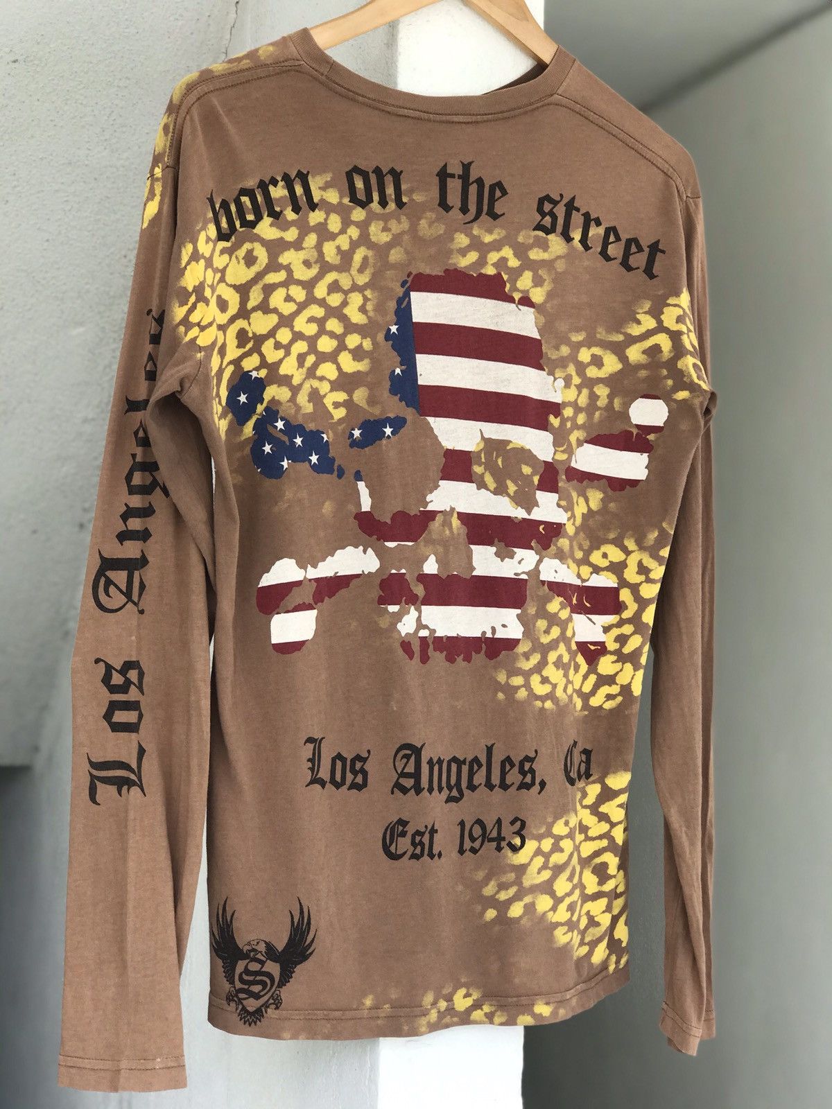 Christian Audigier Vintage 90s Smet america flag skull from christian Audigier Size US M / EU 48-50 / 2 - 8 Thumbnail