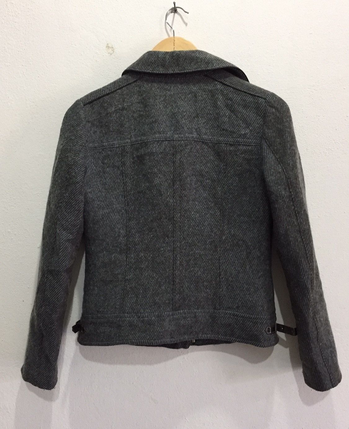 Burberry × Designer Burberry Blue Label Wool Coat Blazer Full Zipper Size S / US 4 / IT 40 - 2 Thumbnail