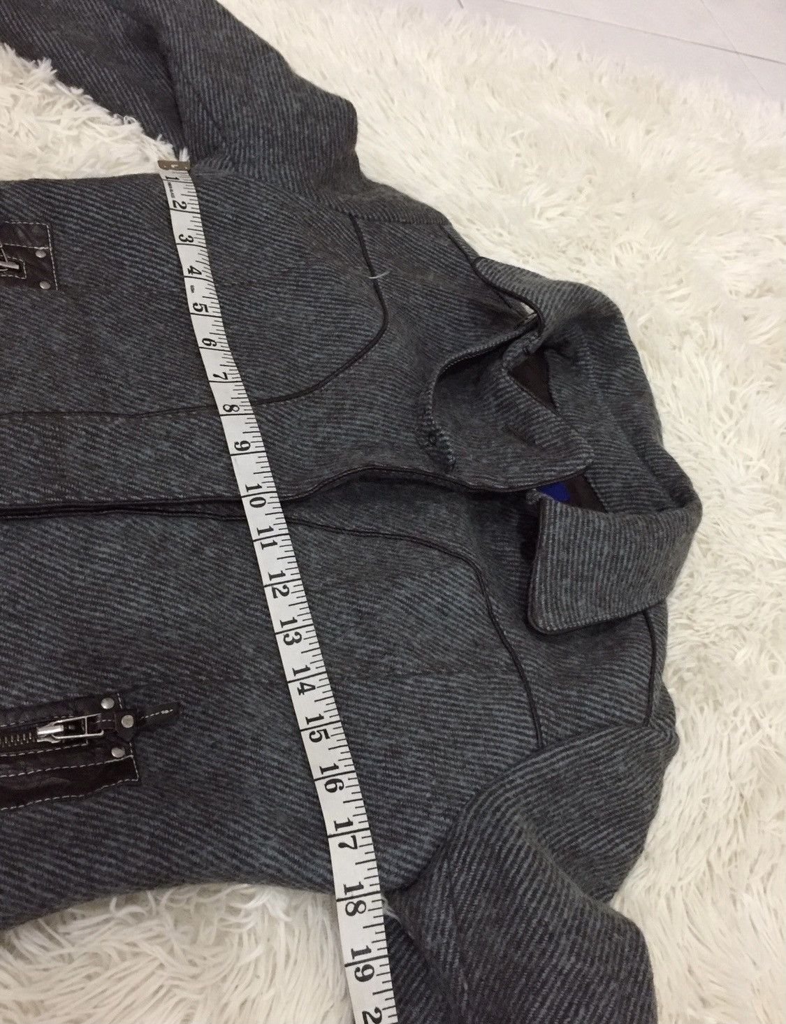 Burberry × Designer Burberry Blue Label Wool Coat Blazer Full Zipper Size S / US 4 / IT 40 - 9 Thumbnail