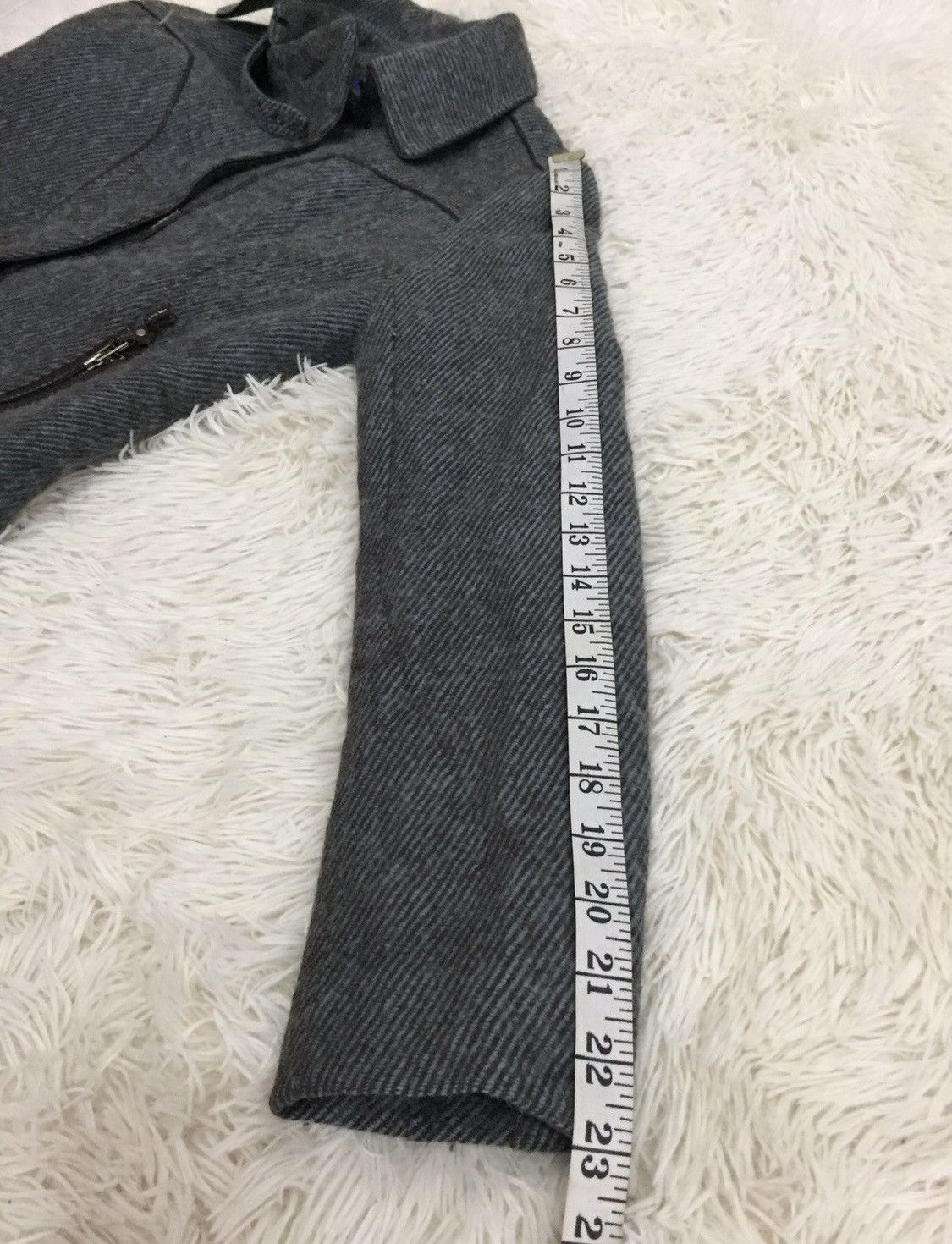 Burberry × Designer Burberry Blue Label Wool Coat Blazer Full Zipper Size S / US 4 / IT 40 - 10 Thumbnail