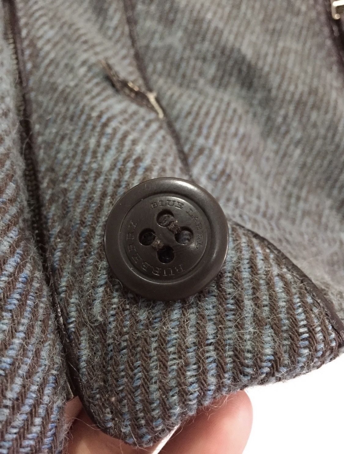 Burberry × Designer Burberry Blue Label Wool Coat Blazer Full Zipper Size S / US 4 / IT 40 - 7 Thumbnail