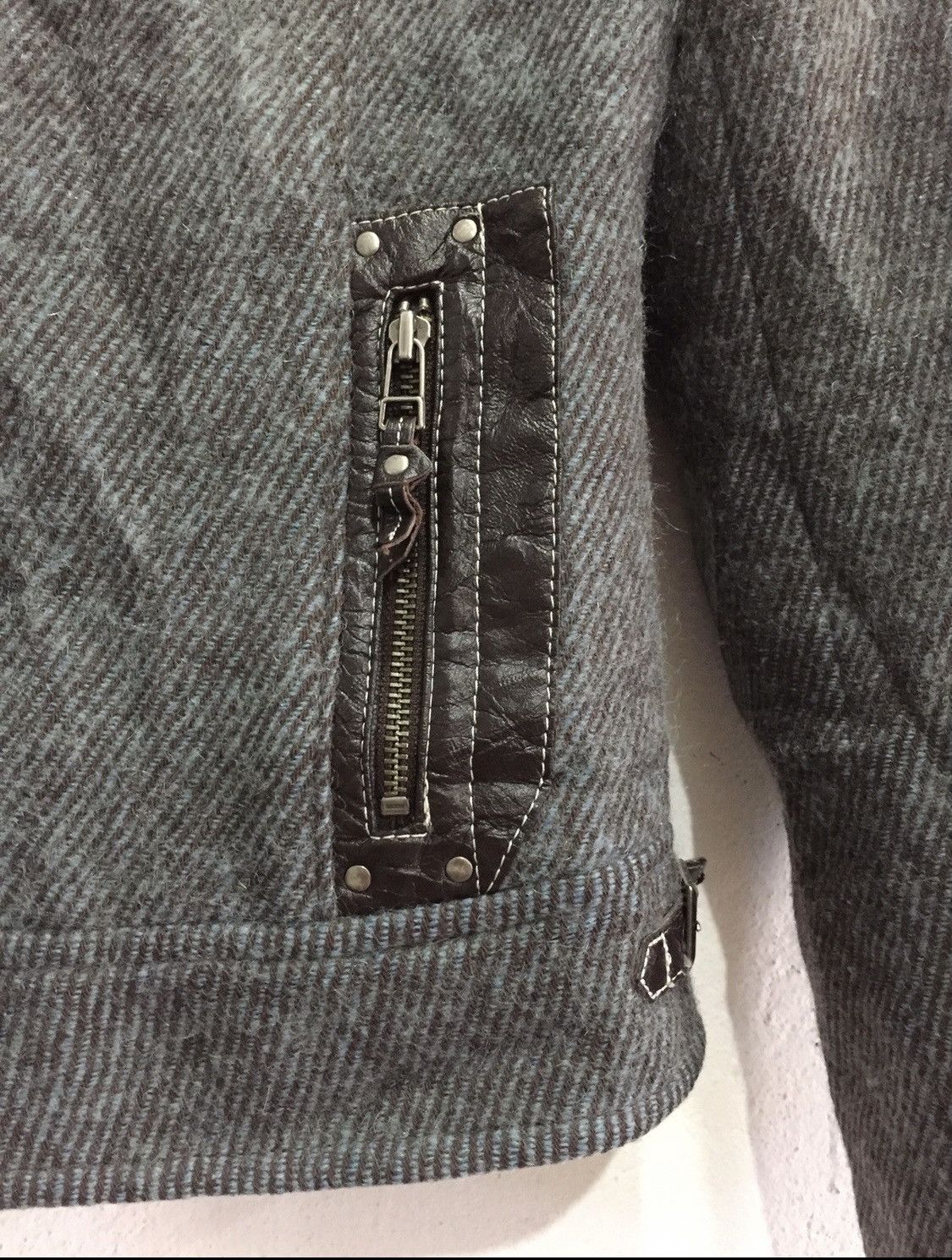 Burberry × Designer Burberry Blue Label Wool Coat Blazer Full Zipper Size S / US 4 / IT 40 - 4 Thumbnail