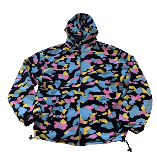 Bape Bape AW06 Reversible Cotton Candy Jacket Grailed