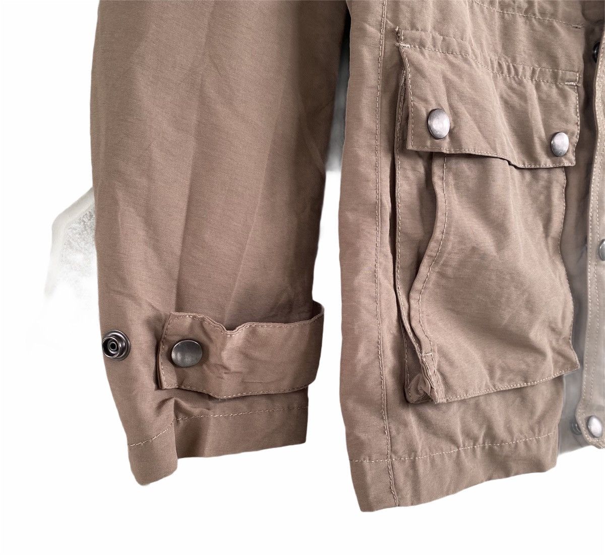 NANO universe Nano Universe Olive Green Army Hoodie Zipper Jacket Size US S / EU 44-46 / 1 - 3 Thumbnail
