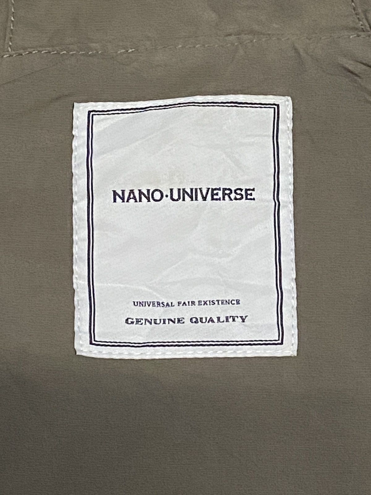 NANO universe Nano Universe Olive Green Army Hoodie Zipper Jacket Size US S / EU 44-46 / 1 - 7 Thumbnail