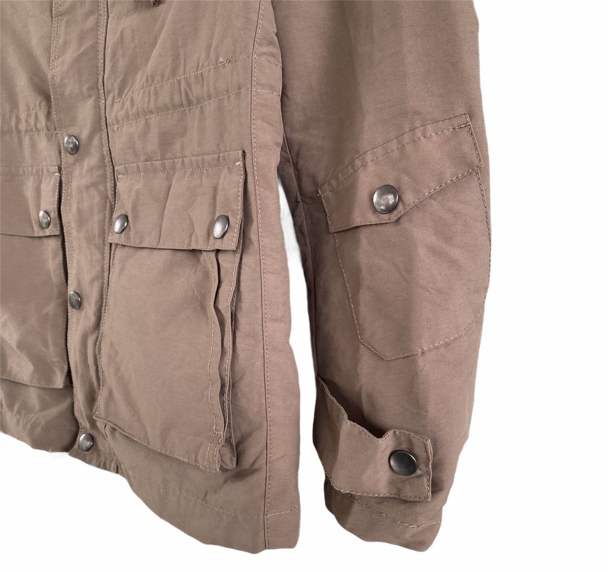NANO universe Nano Universe Olive Green Army Hoodie Zipper Jacket Size US S / EU 44-46 / 1 - 4 Thumbnail