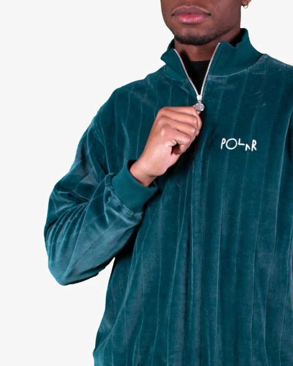 Polar velour discount zip neck sweatshirt