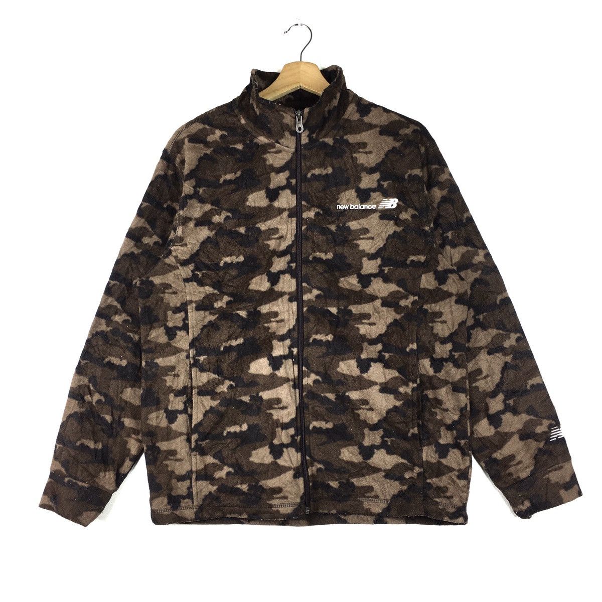 New balance camouflage jacket hotsell