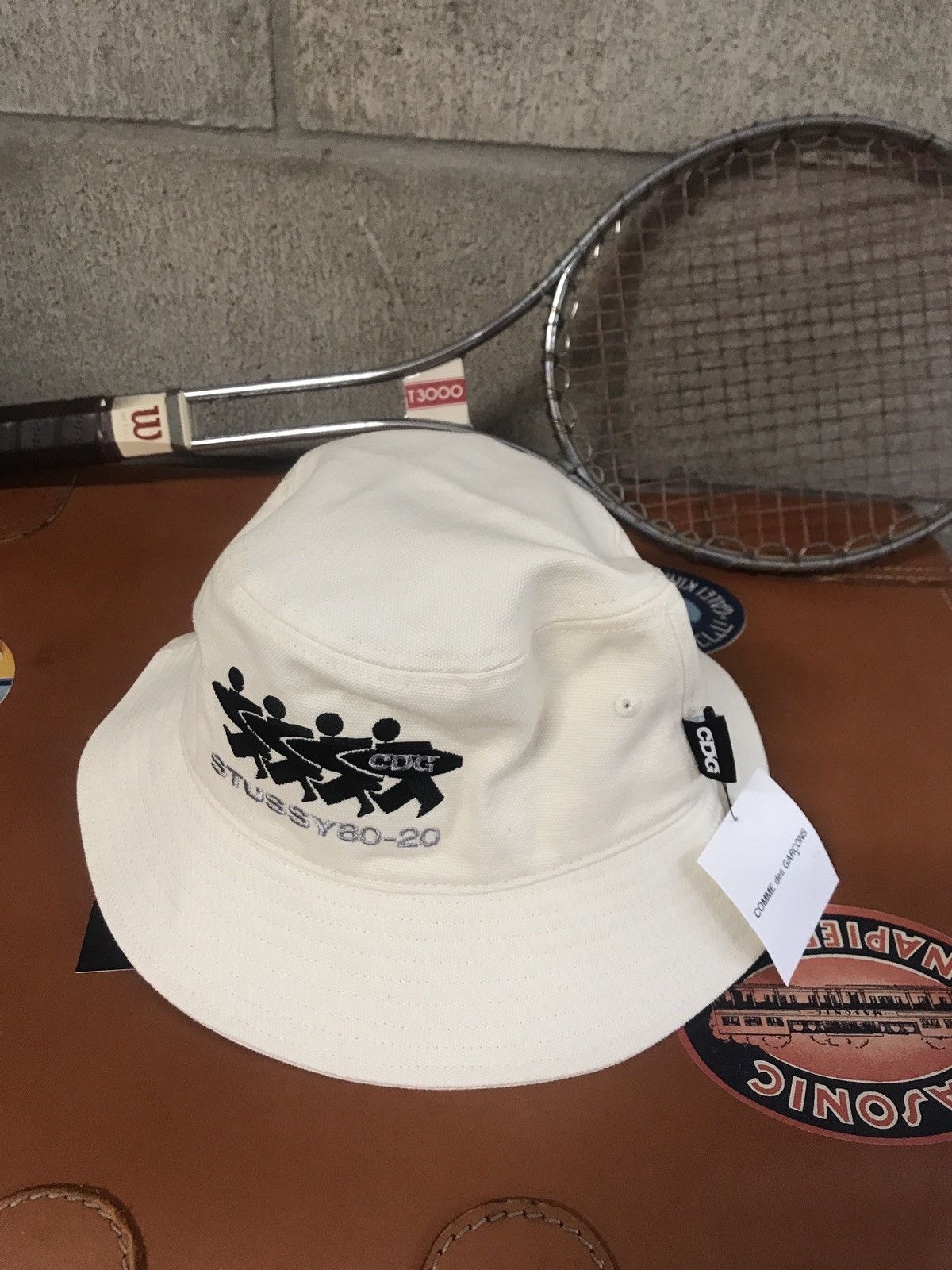 Stussy STUSSY X CDG CANVAS BUCKET HAT L/XL | Grailed